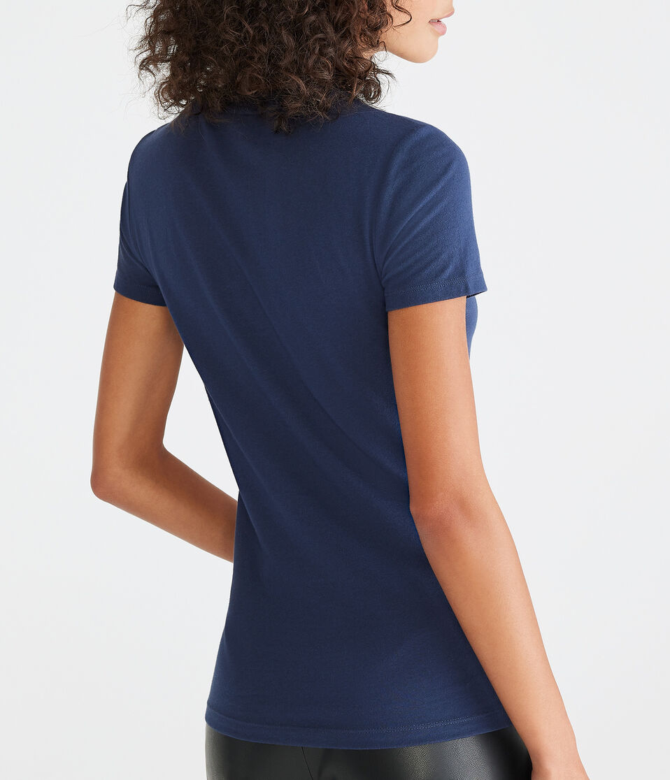 Aero Sequin Logo Graphic Tee