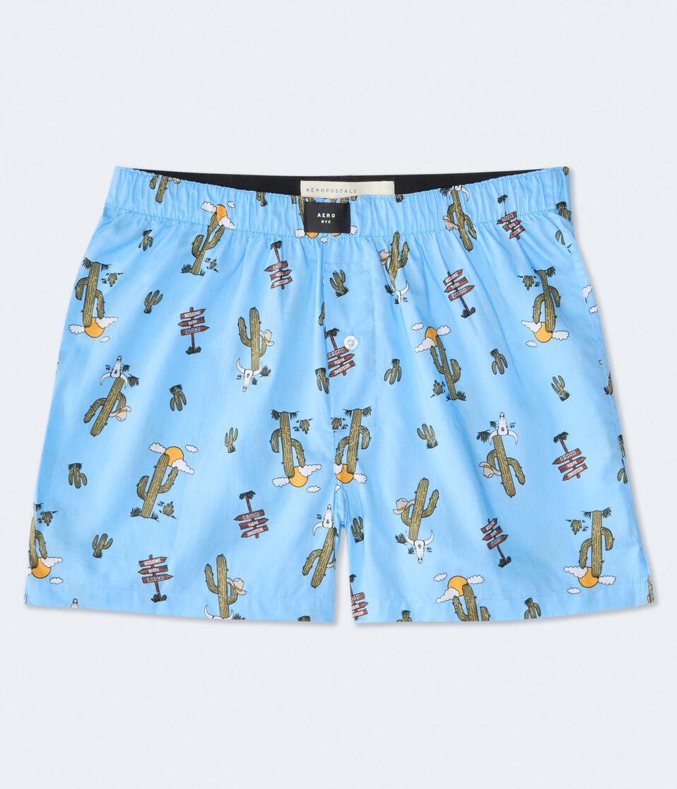 Cowboy Cactus Woven Boxers