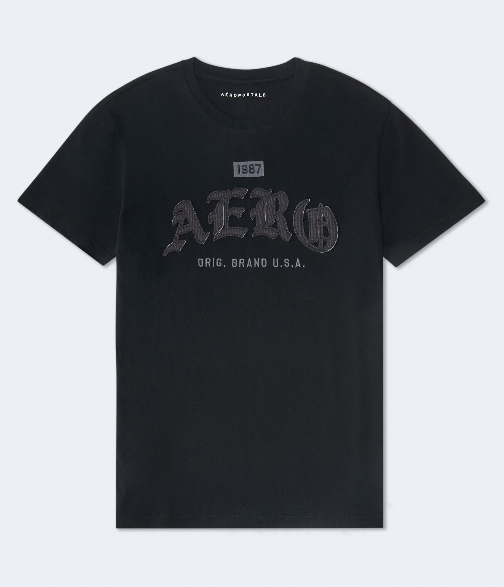 Aero Tonal Gothic Appliqu&eacute; Graphic Tee