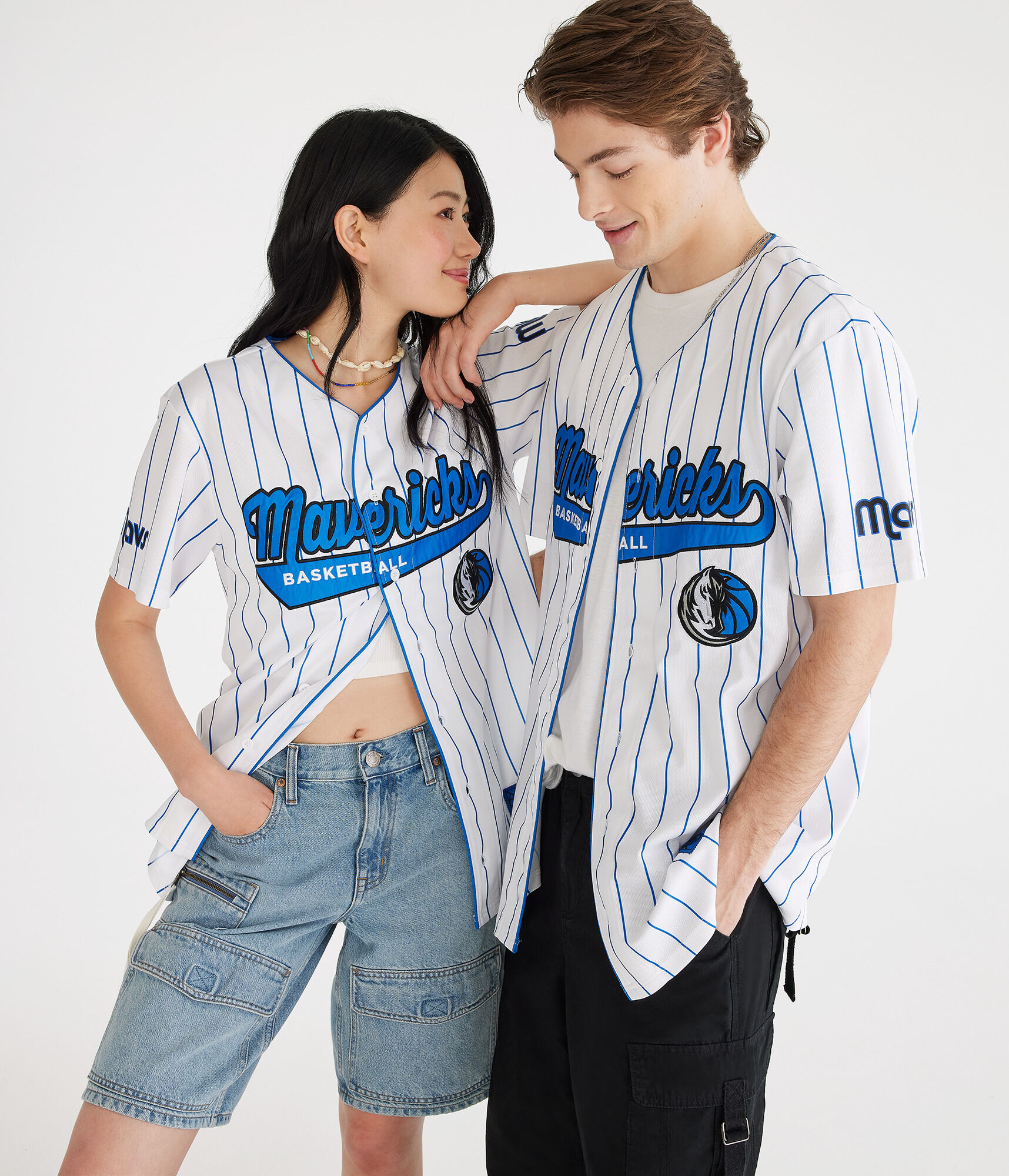 Dallas Mavericks Pinstripe Top