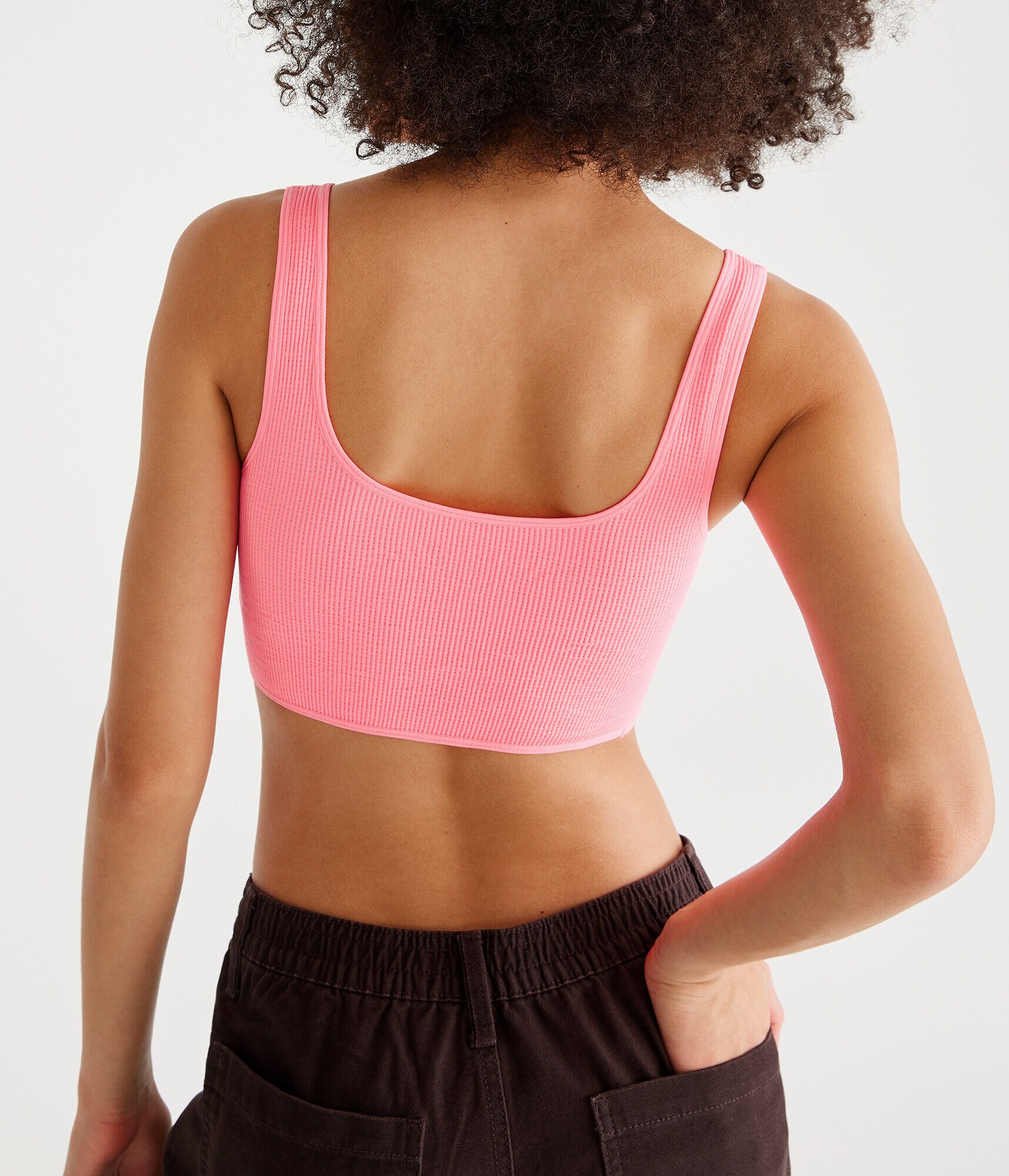 Seriously Soft Seamless Cropped Corset Tank