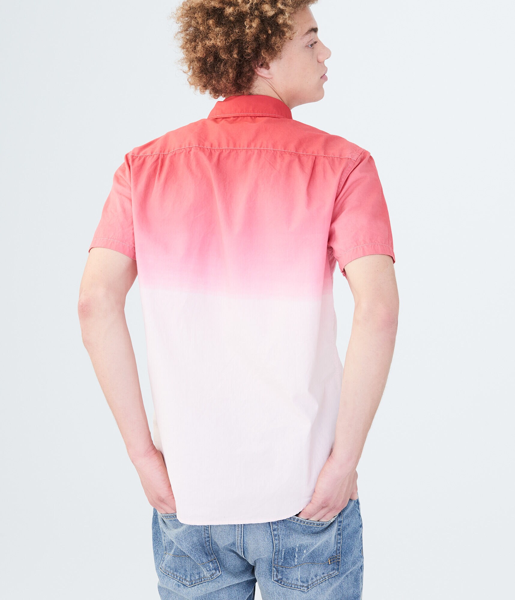 Dip-Dye Woven Shirt