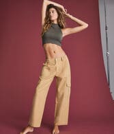 Straight Cargo Pants
