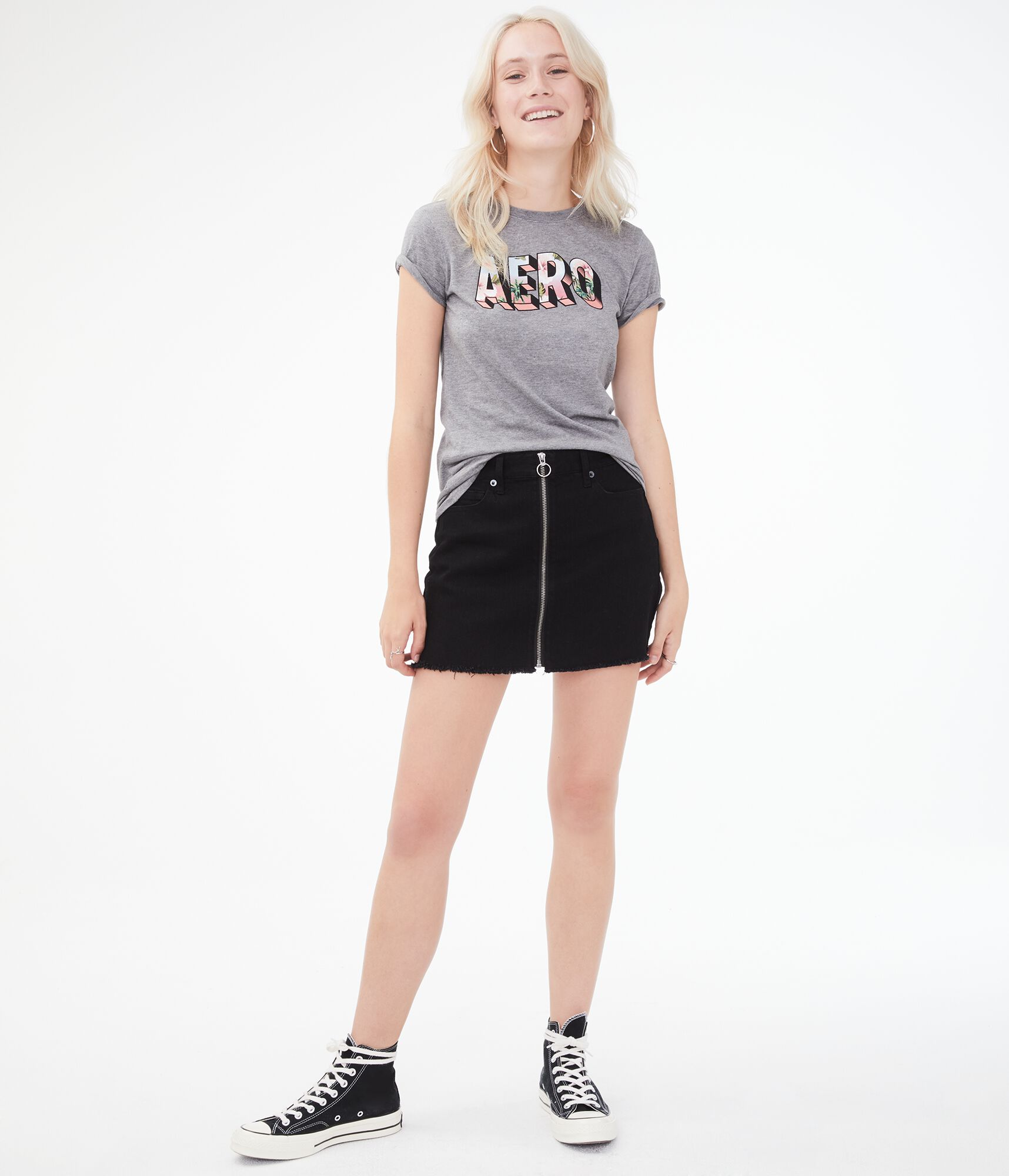 Tropical Block Letter Graphic Tee