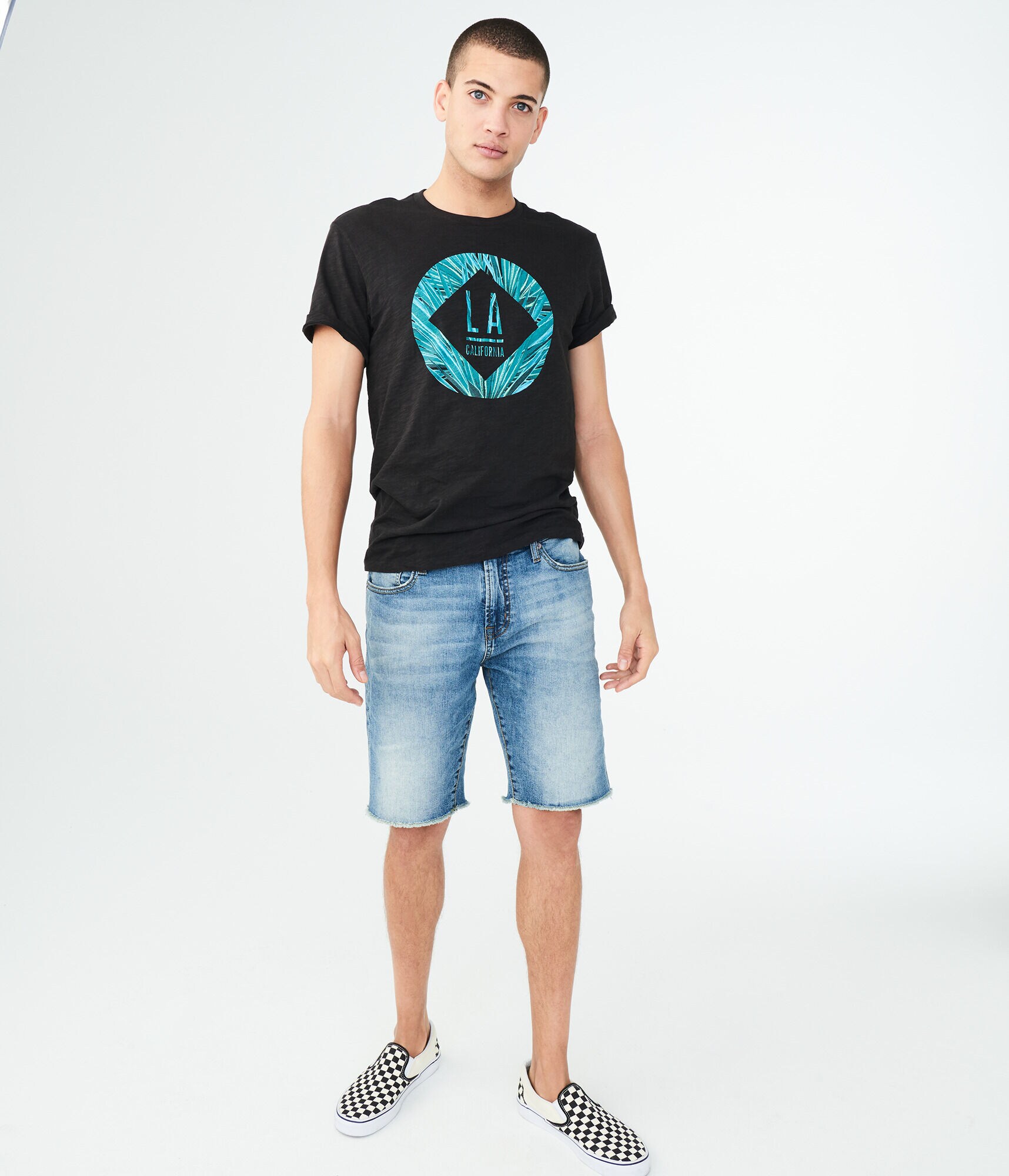 LA Palm Circle Graphic Tee