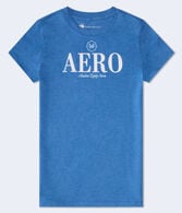 Aero Butterfly Flocked Graphic Tee