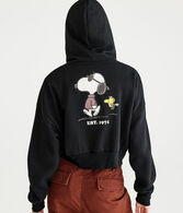 Peanuts® | Aéropostale Cool Snoopy Cropped Full-Zip Hoodie