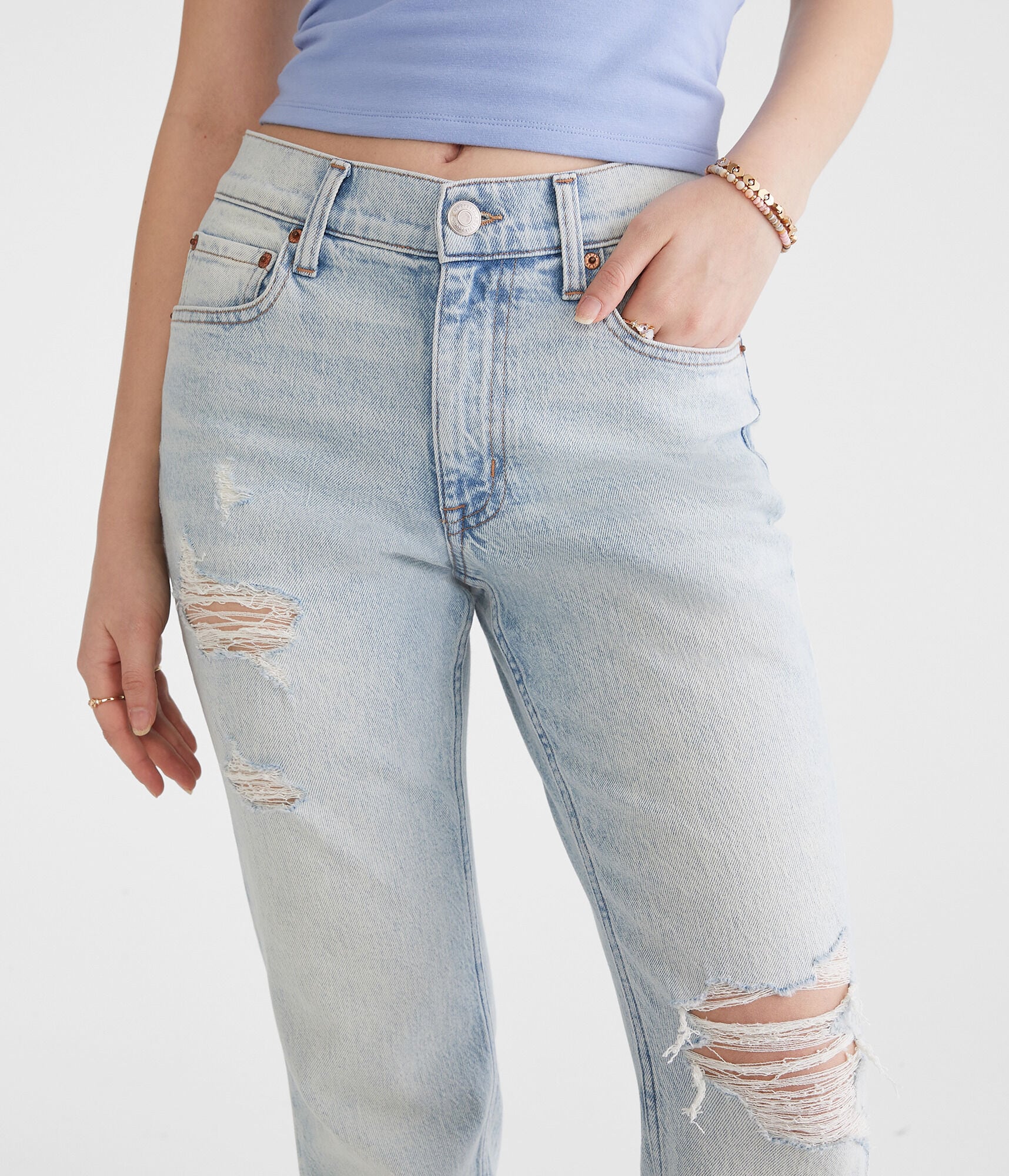 Flare High-Waisted Jean