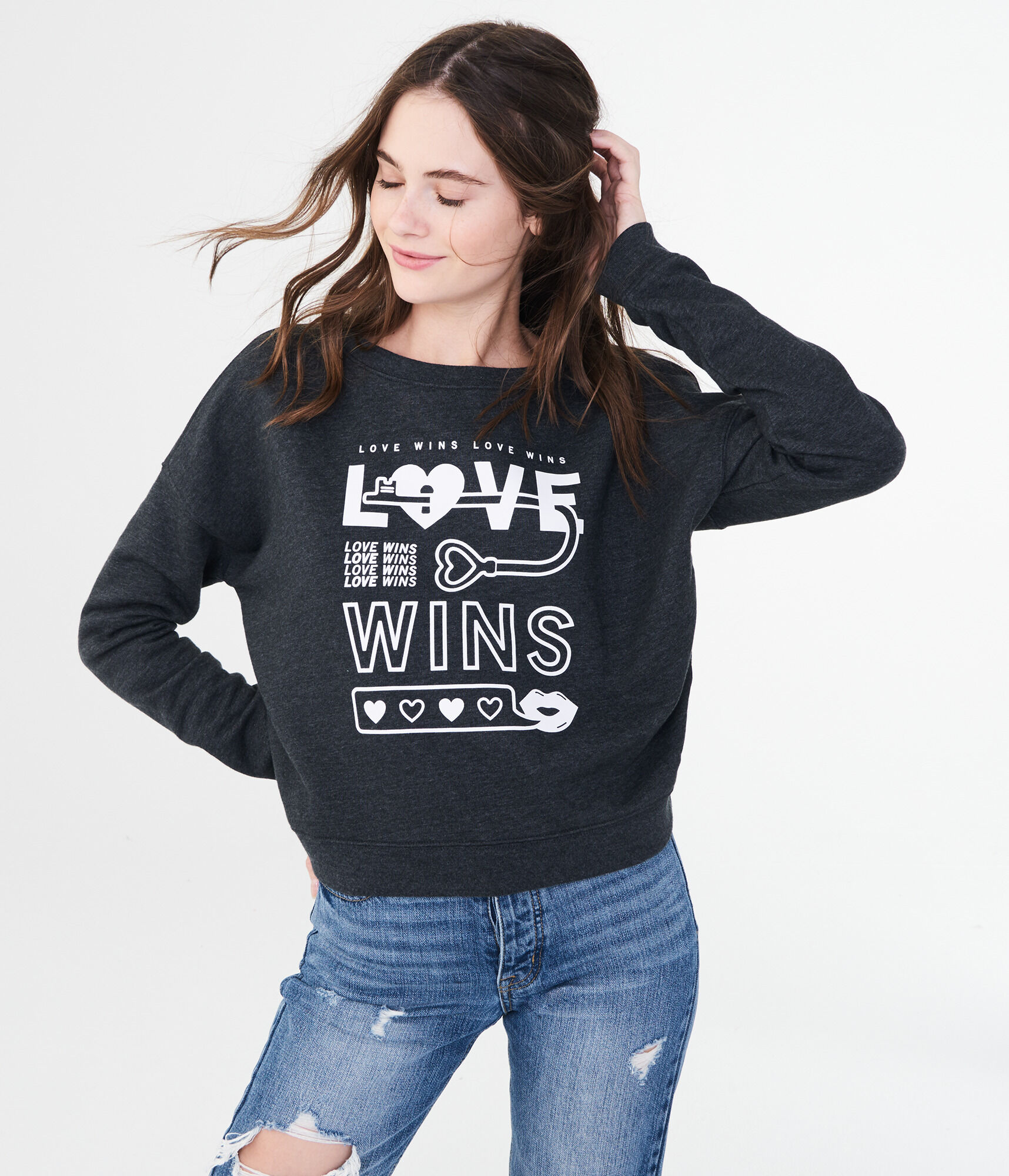 Love Wins Crew Sweatshirt