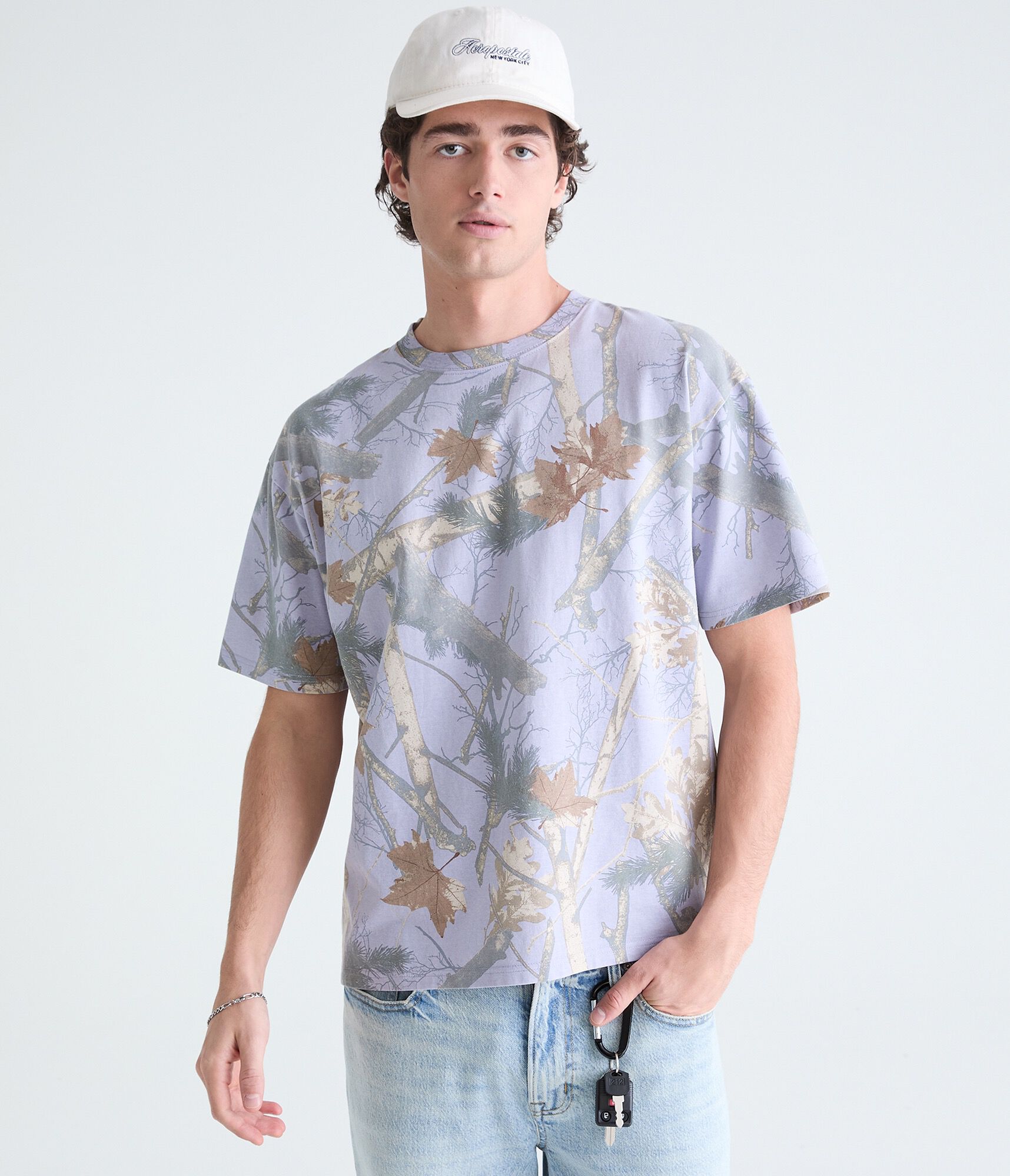 Forest Camo Heavyweight Crew Tee