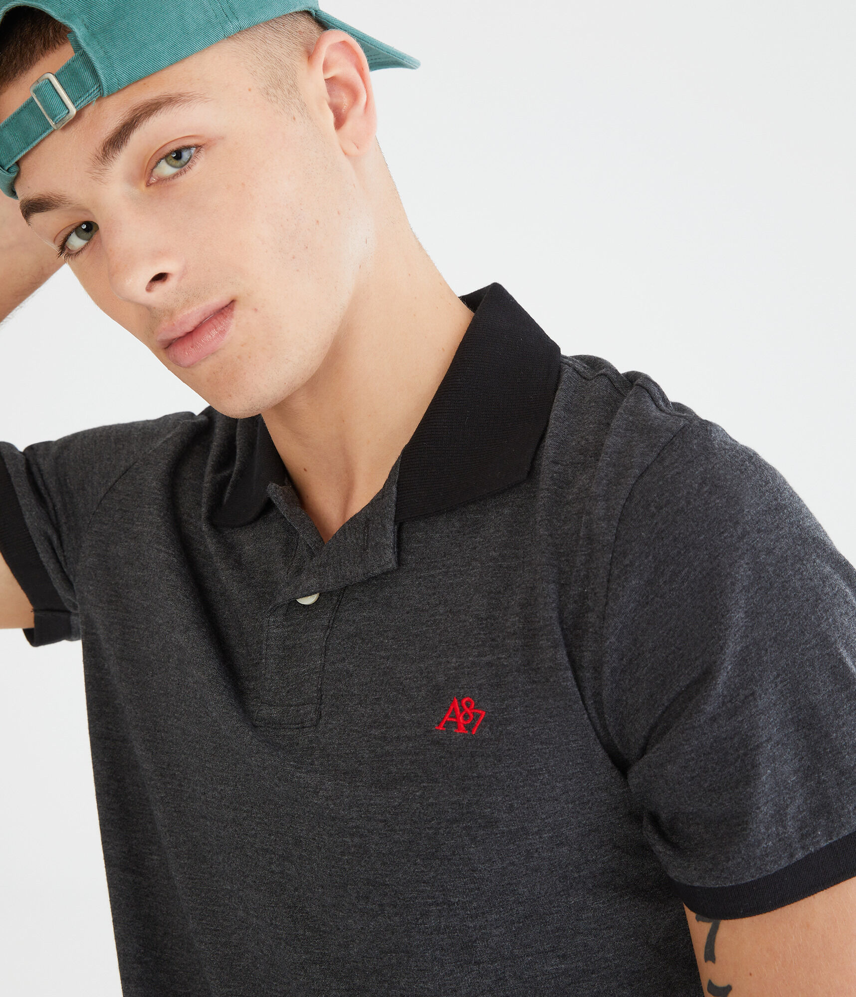 A87 Logo Jersey Polo