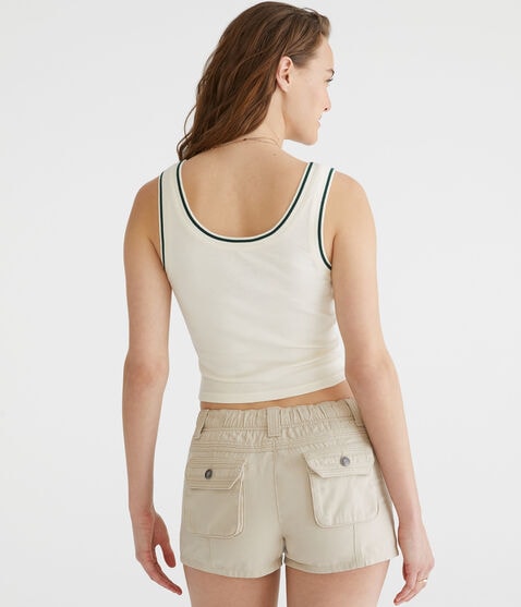 Michigan State Football Cropped Graphic Tank