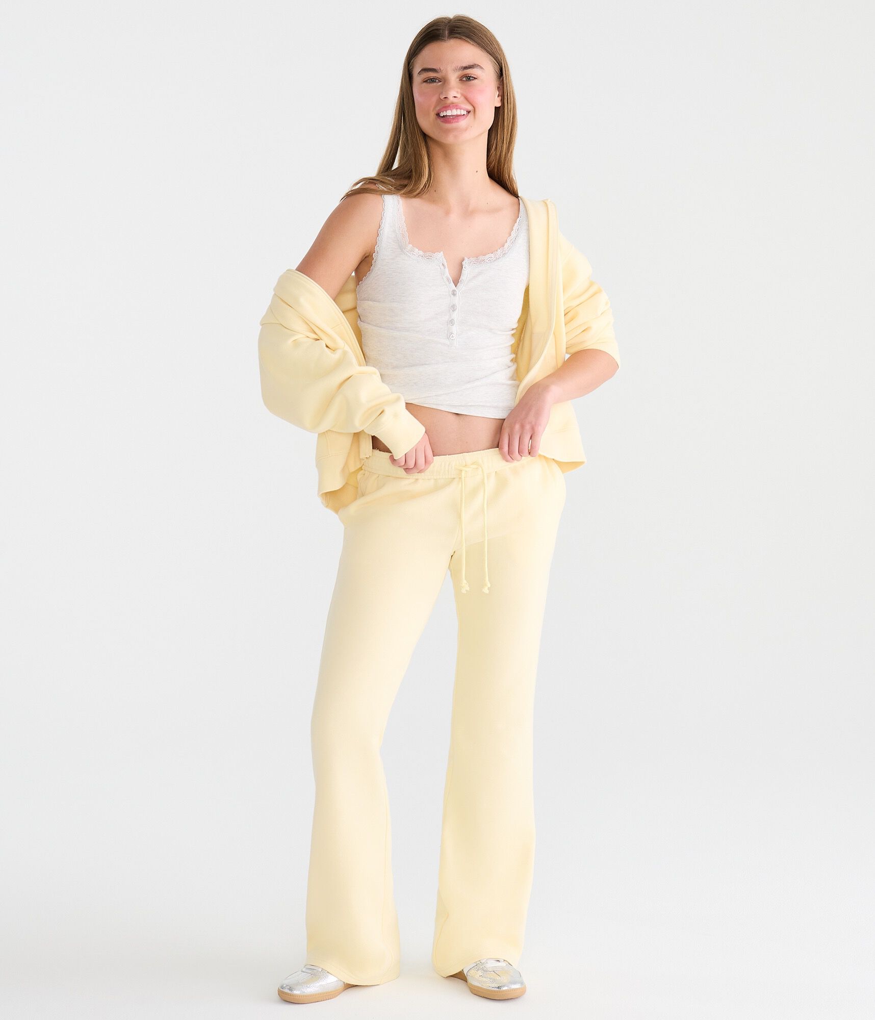 Cloud Soft High-Waisted Bootcut Sweatpants