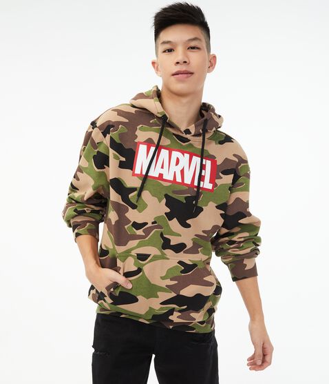 Marvel Camo Pullover Hoodie