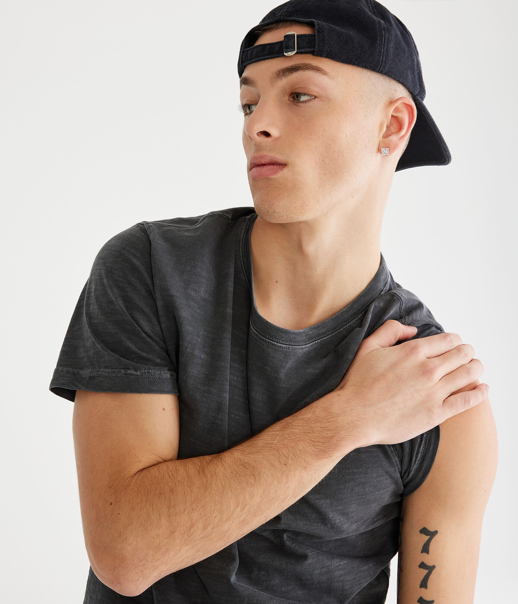 Slub Washed Crew Tee