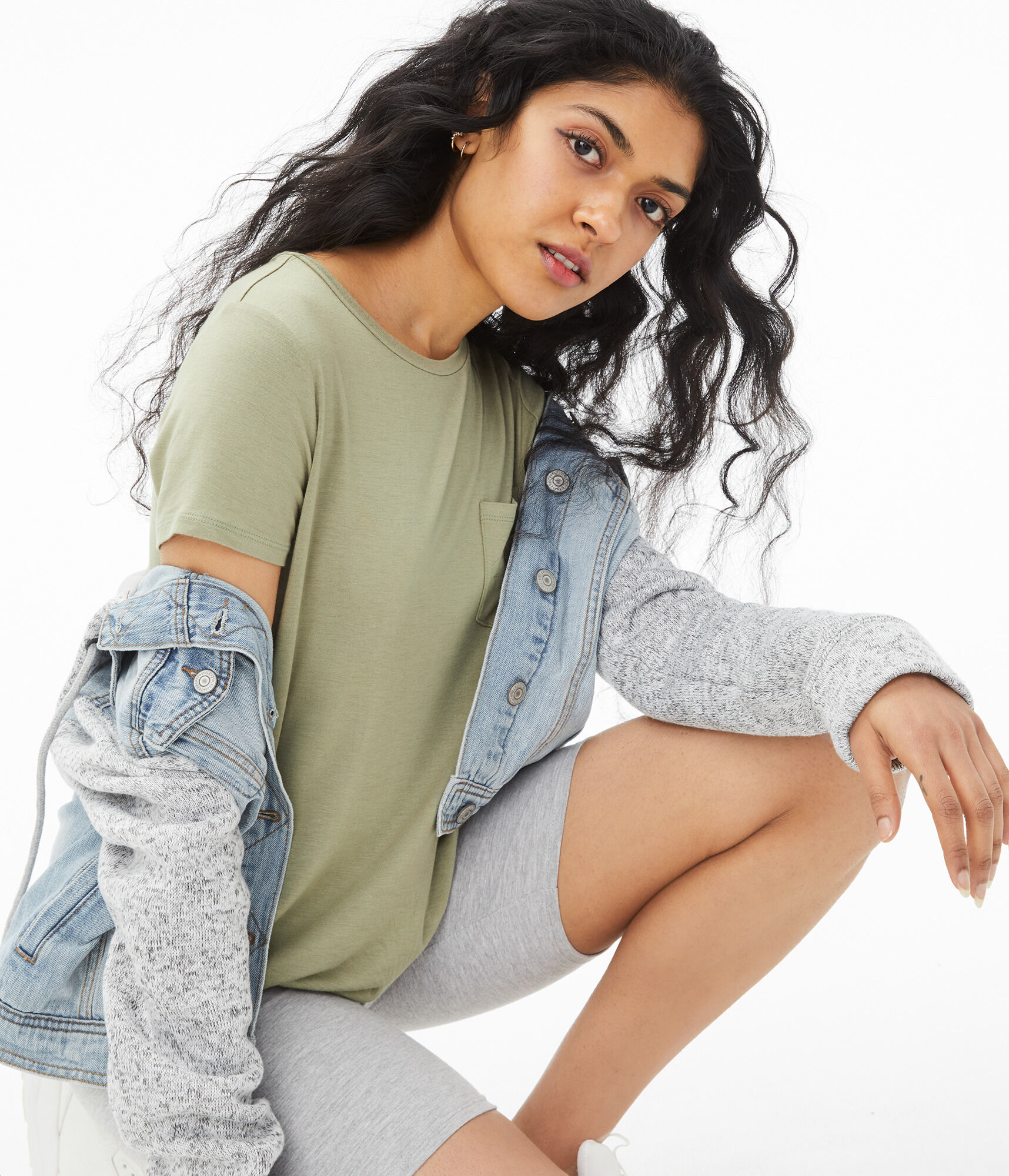 Seriously Soft Pocket Crew Tee