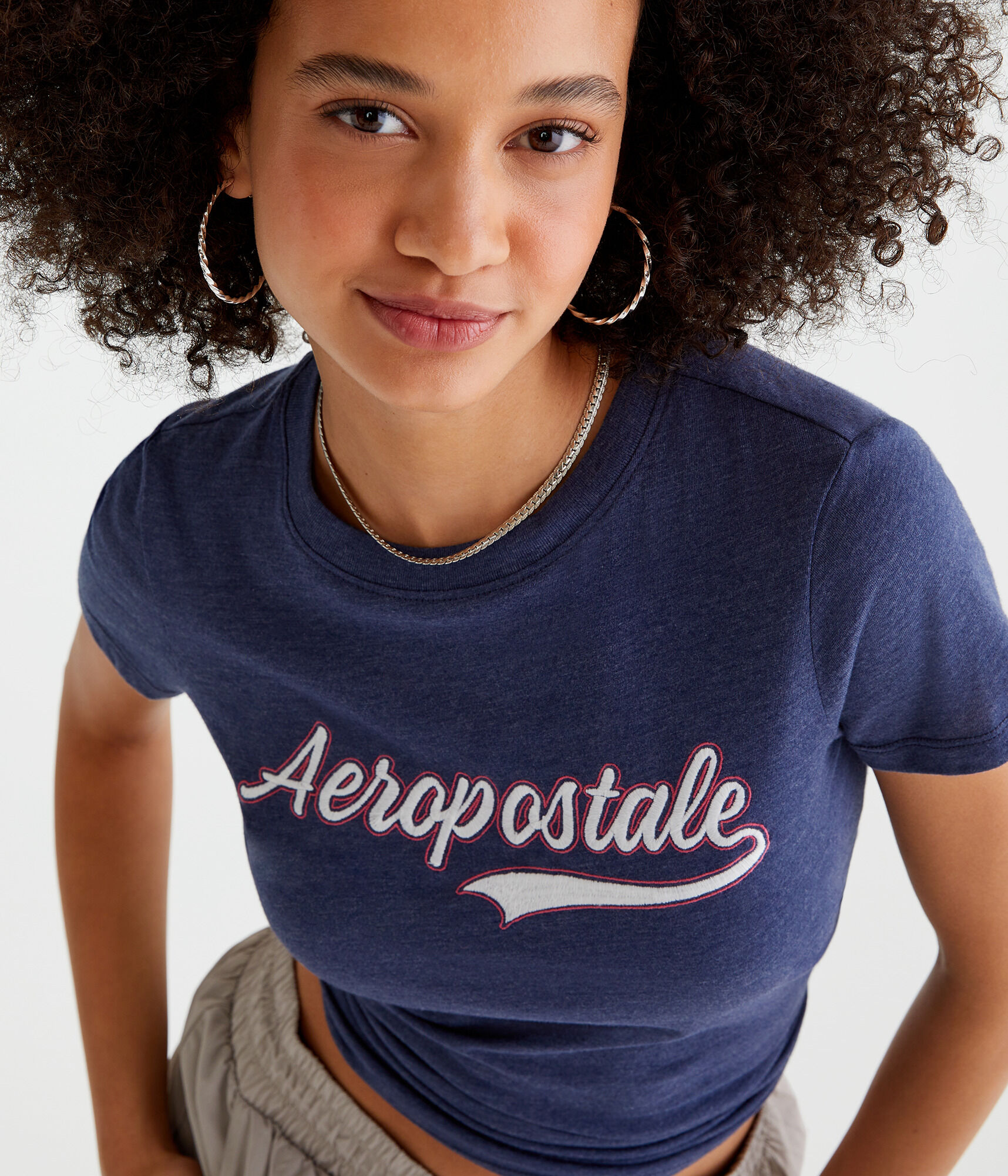 Aeropostale Script Logo Graphic Tee