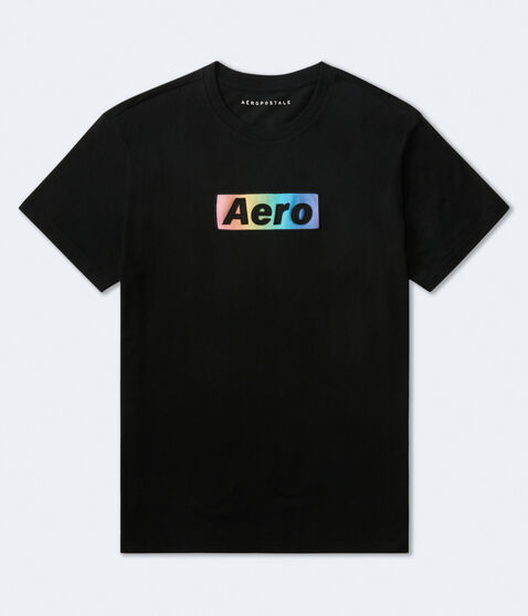 Pride Aero Box Logo Appliqué Graphic Tee Pride Aero Box Logo Appliqué Graphic Tee