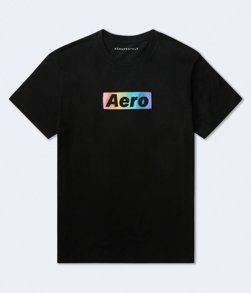 Pride Aero Box Logo Appliqué Graphic Tee