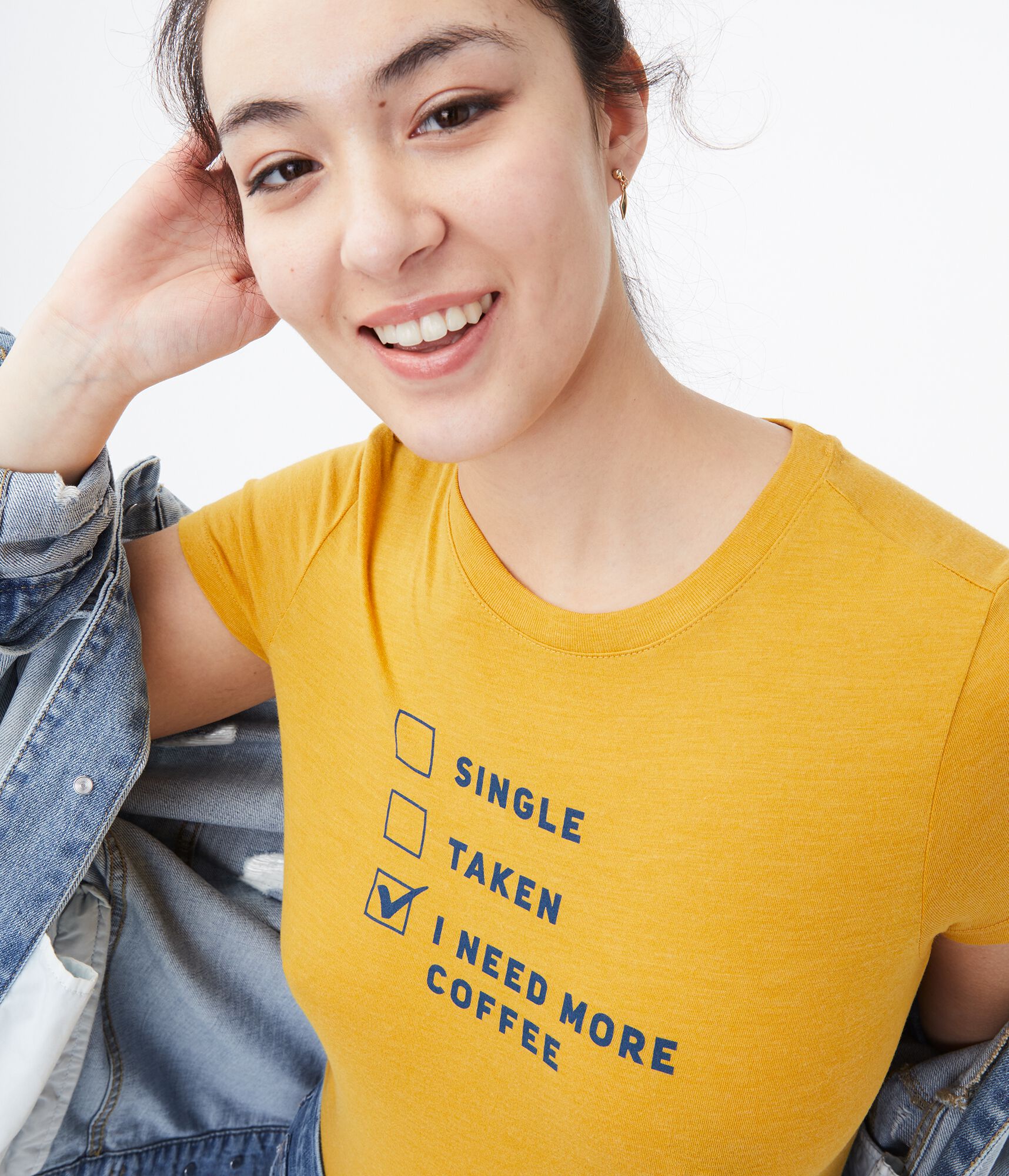 Single Taken More Coffee Graphic Tee