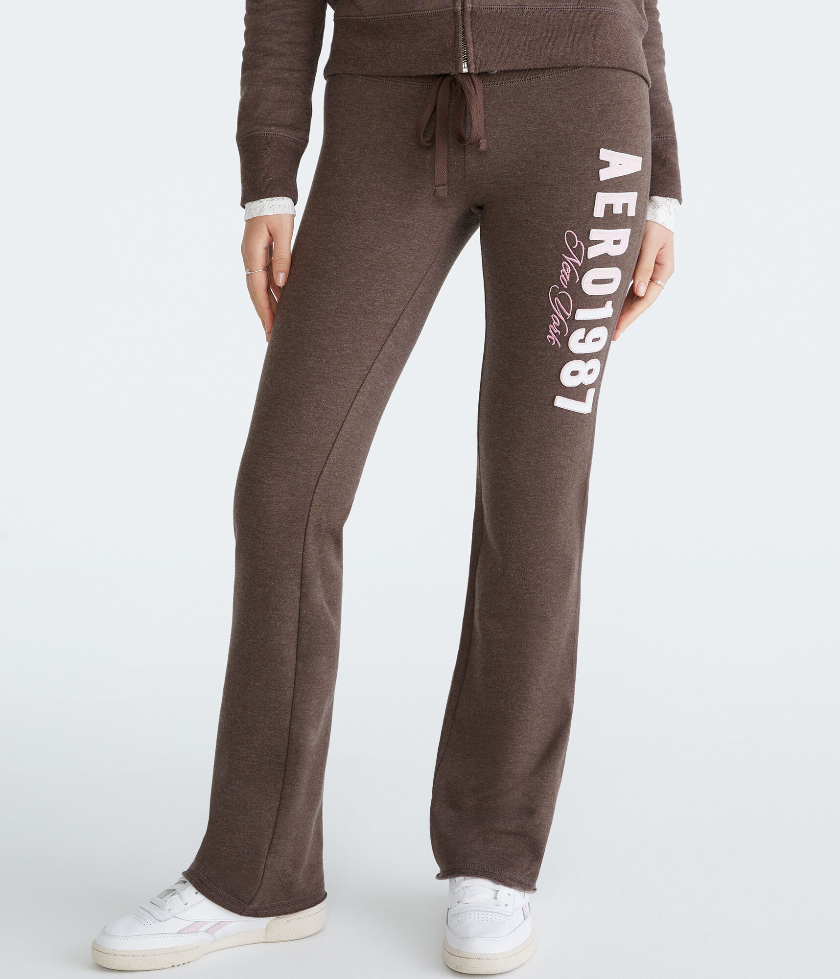 Aero1987 New York Fit &amp; Flare Sweatpants