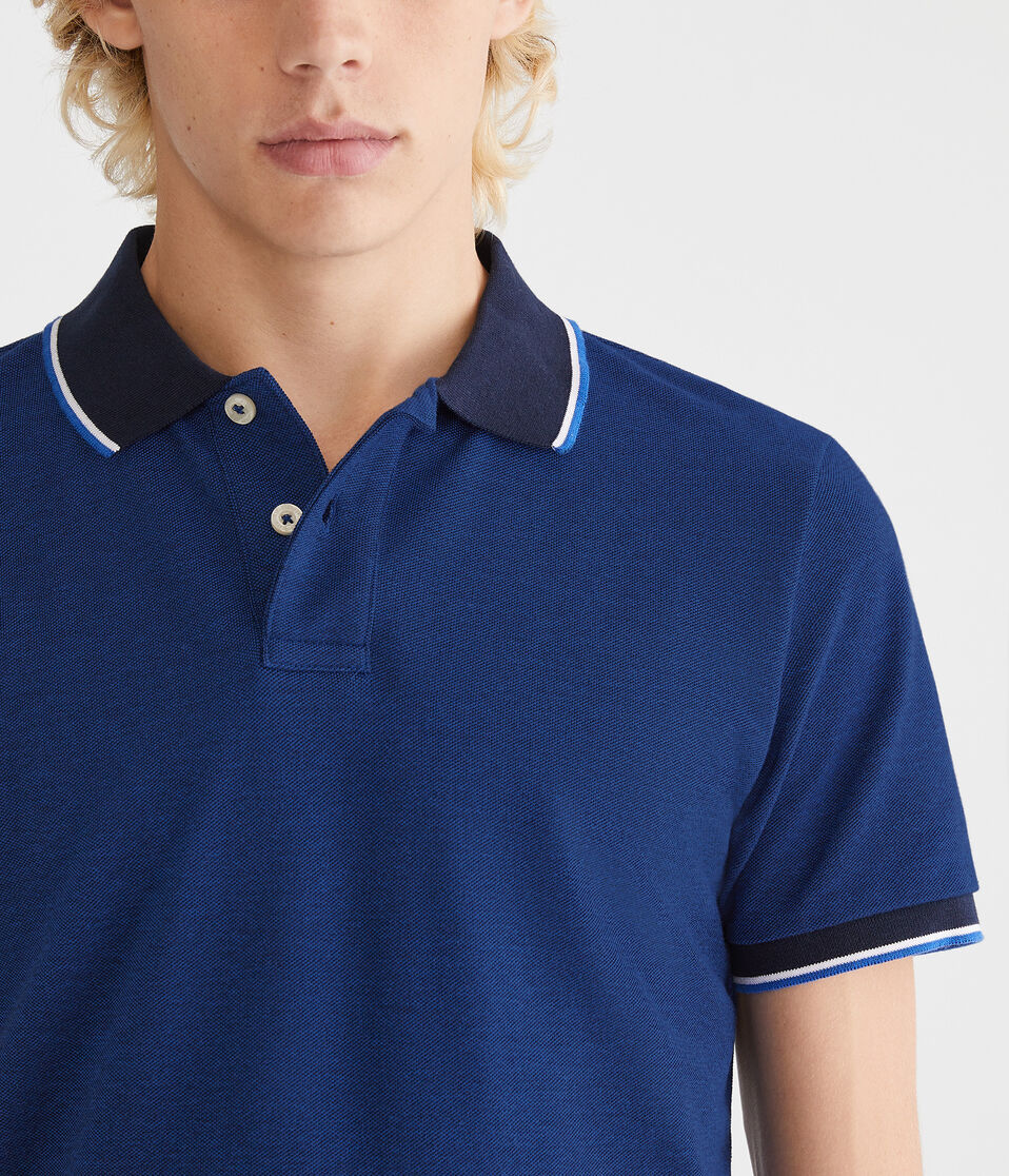 Contrast Tipped Piqué Polo