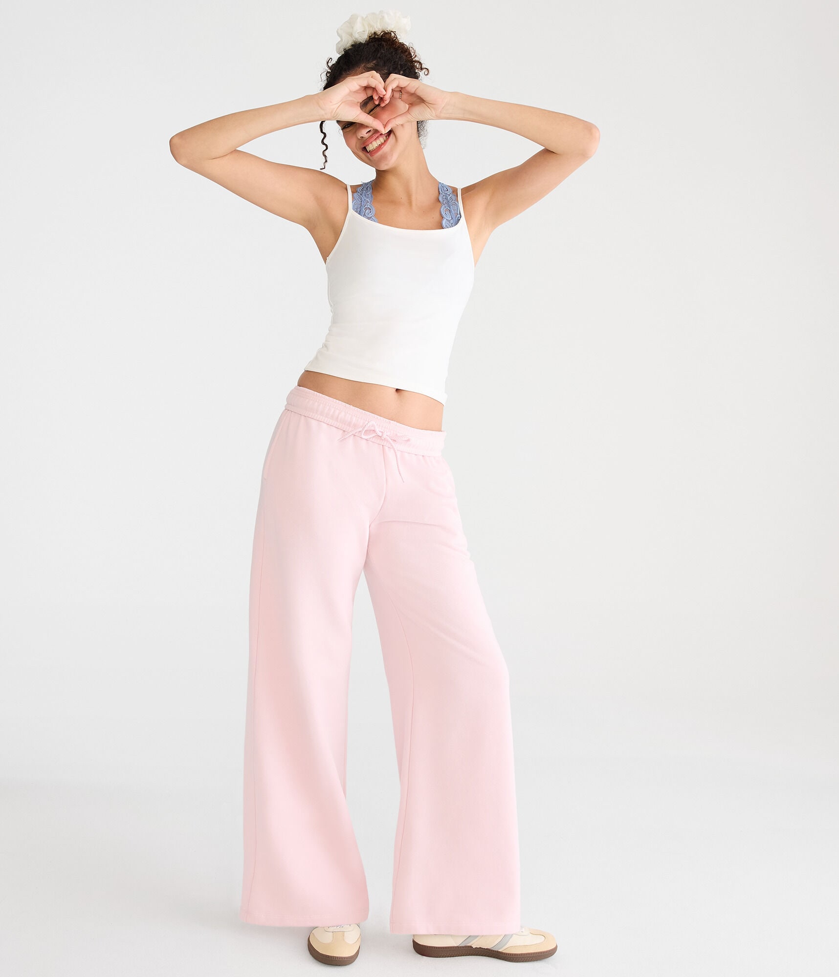 Cloud Soft Mid-Rise Wide Leg Sweatpants
