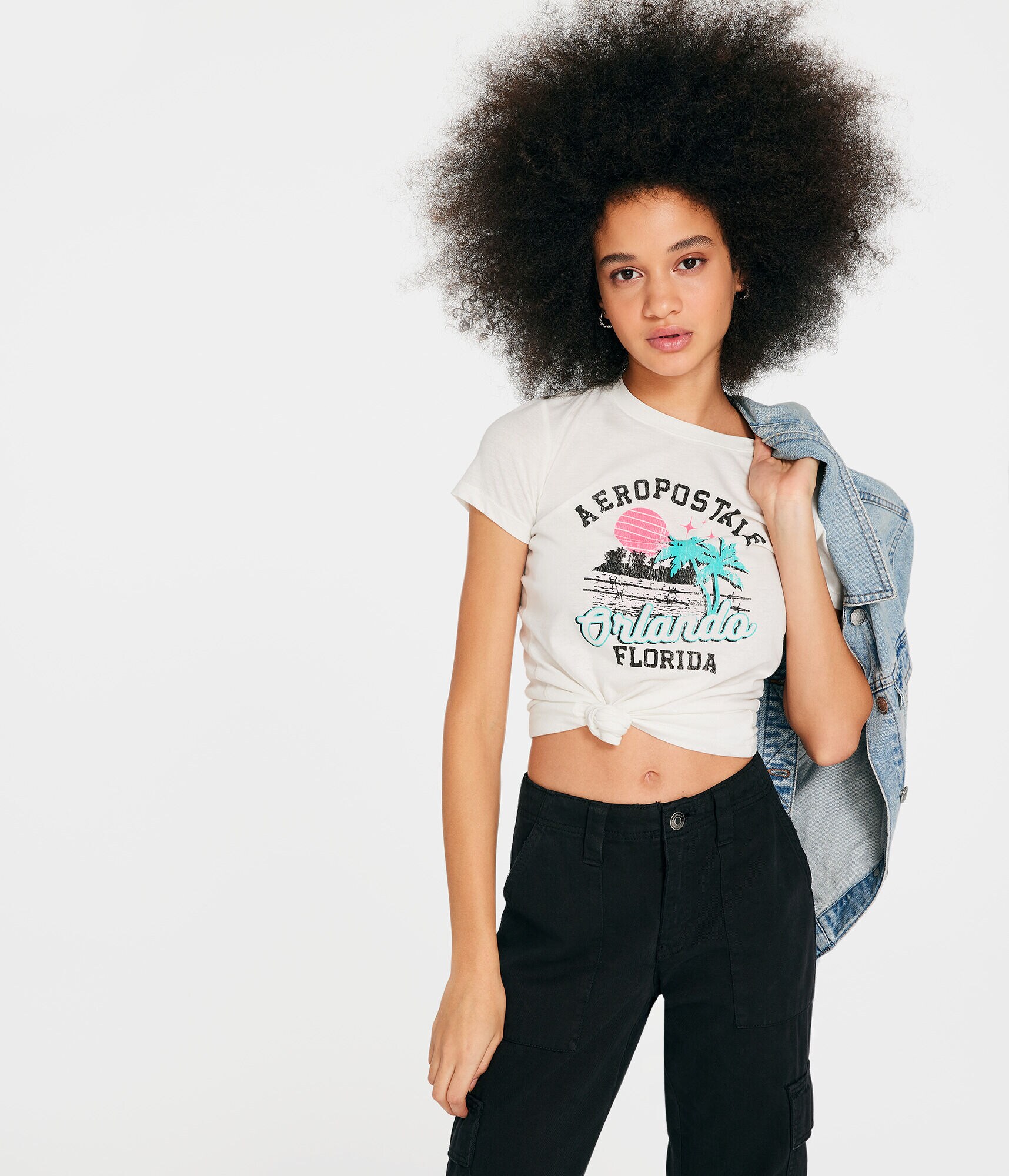 Aeropostale Orlando Palms Graphic Tee