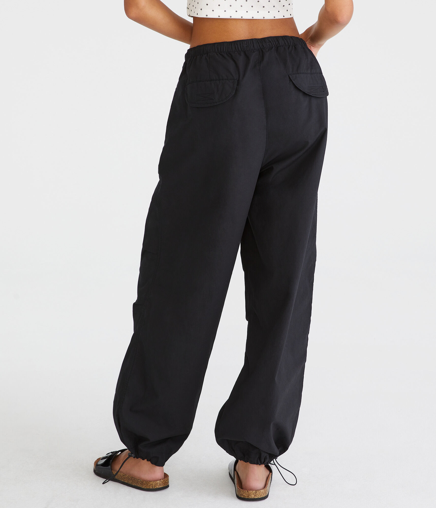パンツ [NICEGHOSTCLUB]FLEECE PARACHUTE PANTS_BLACK(NG2DFUPA11A) fleece parachute pants[black] - niceghostclub