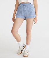 High-Rise Gauze Shorts