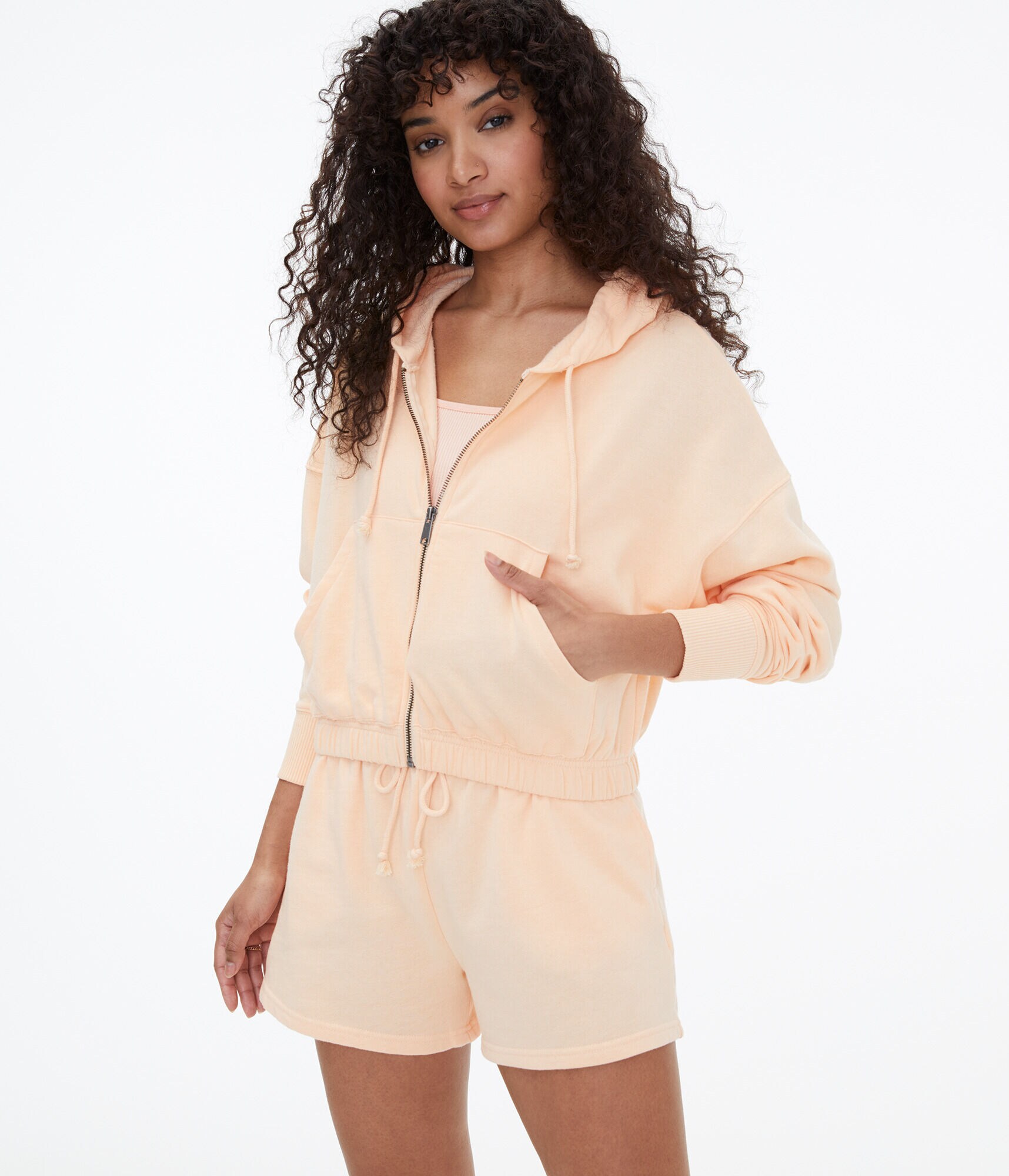 Relaxed Full-Zip Hoodie