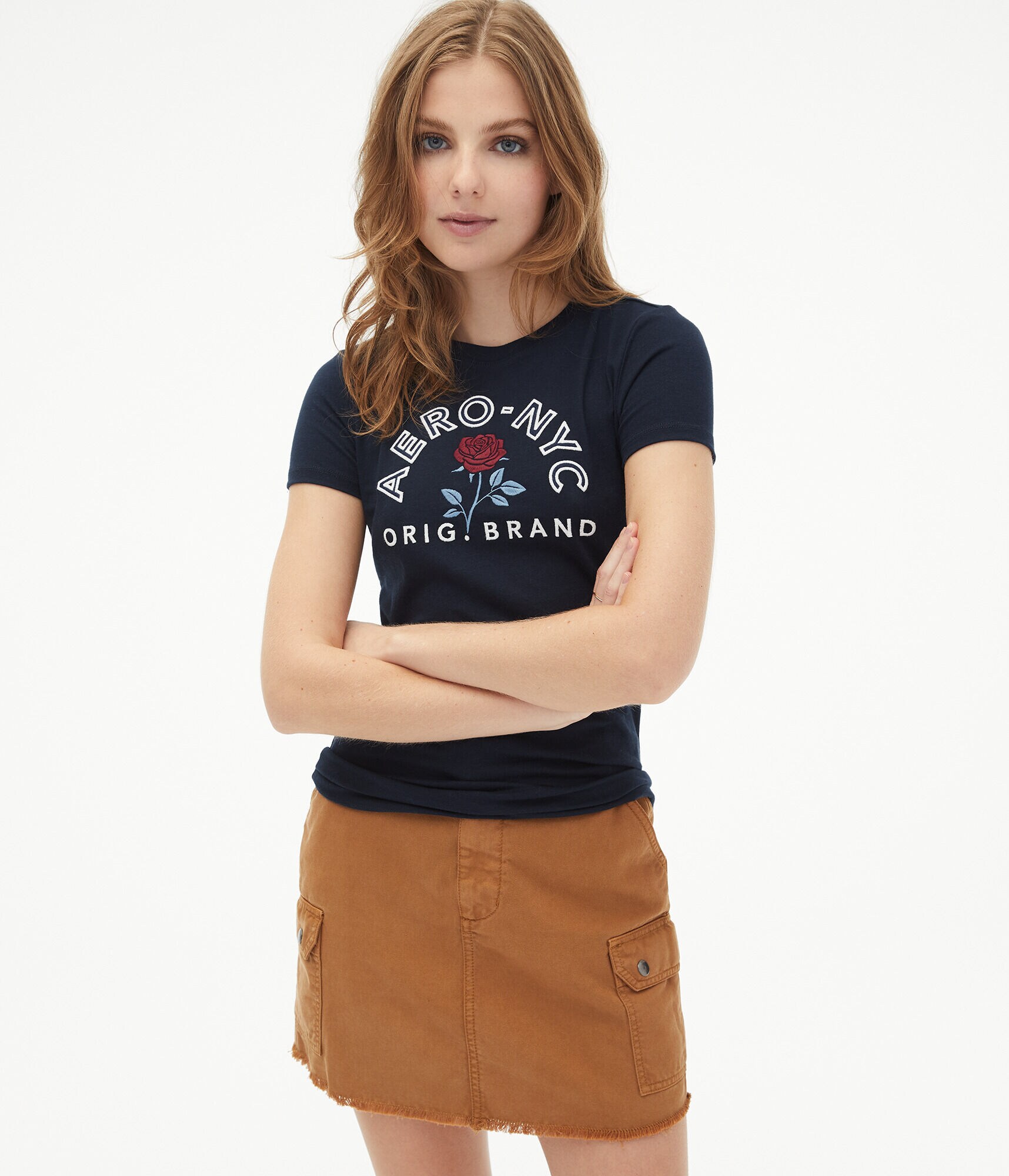 Aero NYC Rose Graphic Tee