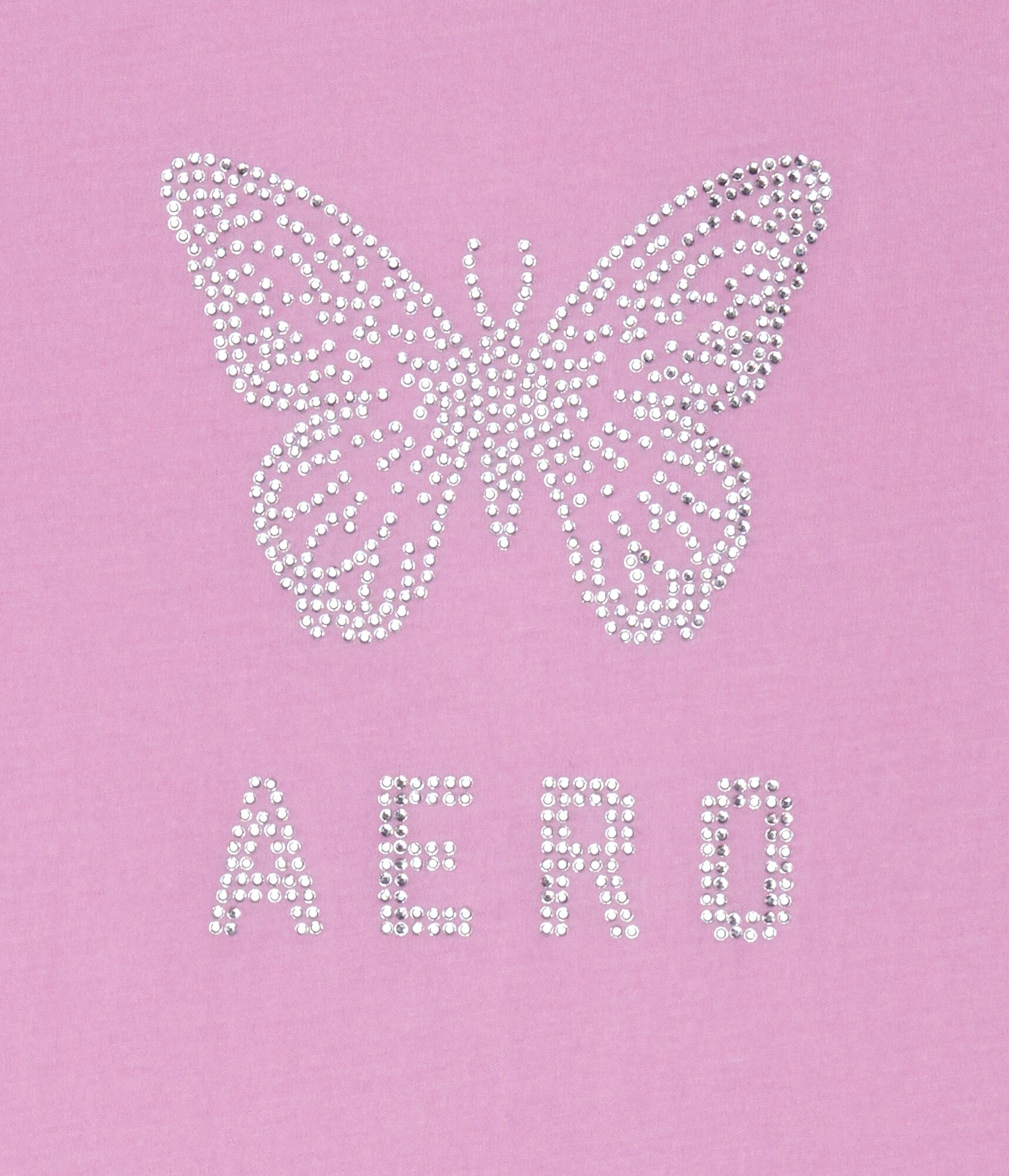 Rhinestone Aero Butterfly Graphic Tee