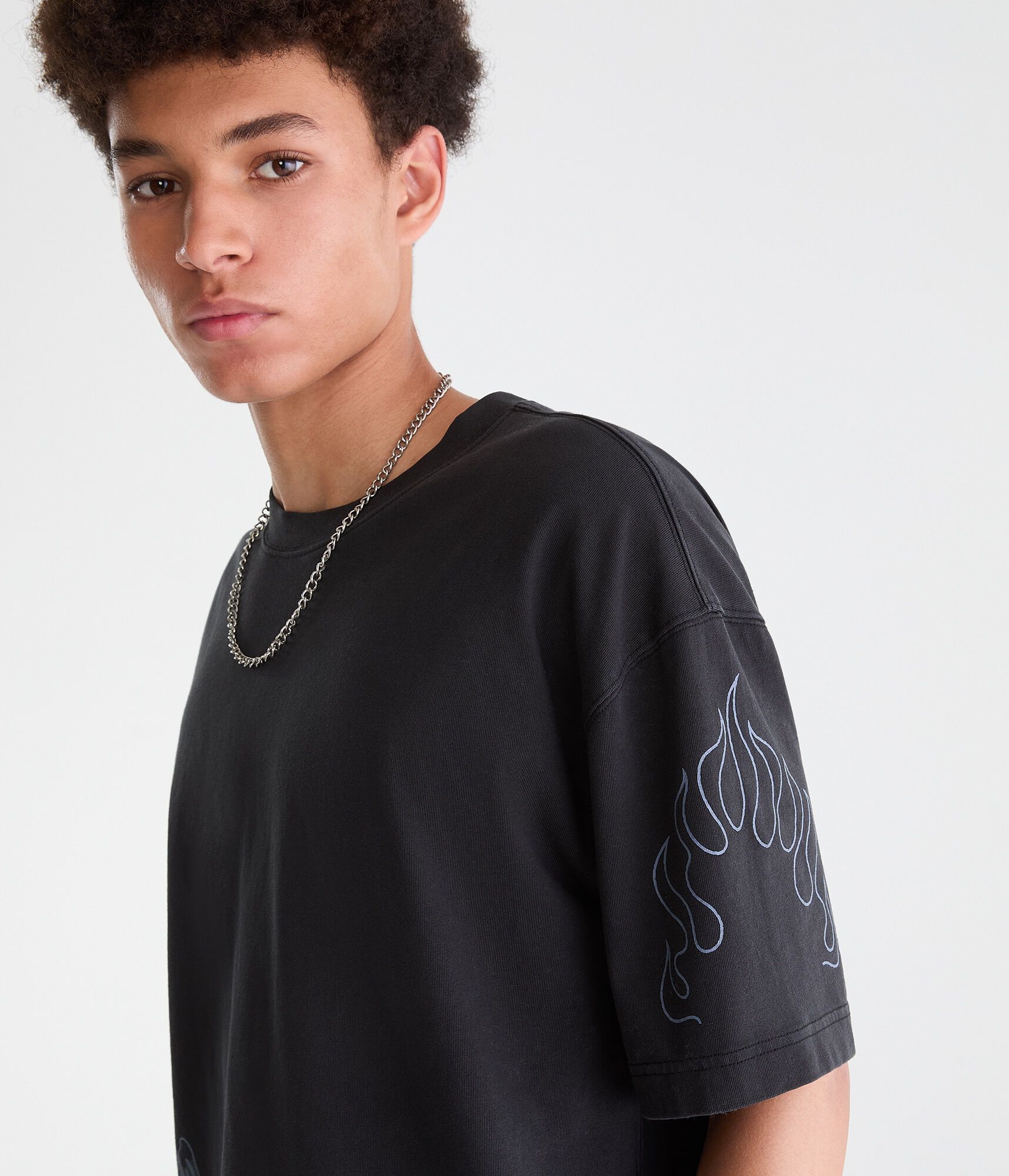 Fire Tiger Washed Graphic Tee