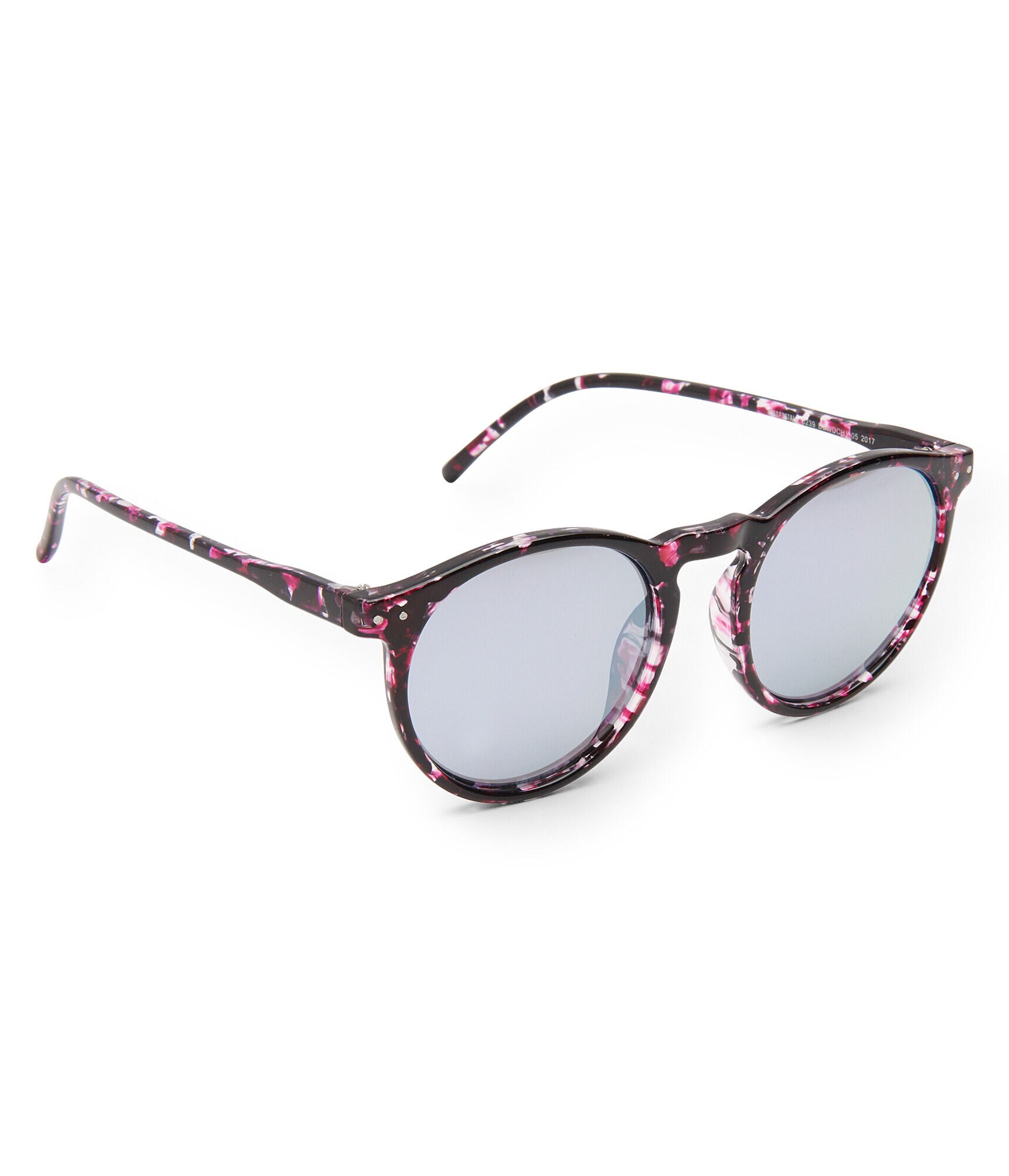 Multi Round Mirrored Sunglasses