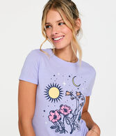 Celestial Floral Graphic Tee