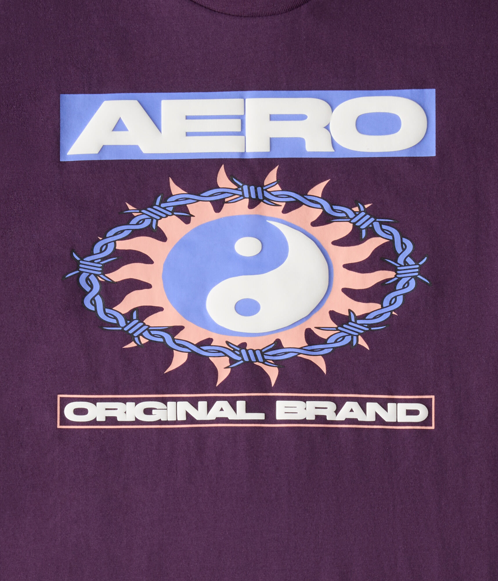 Aero Barbed Wire Yin Yang Graphic Tee