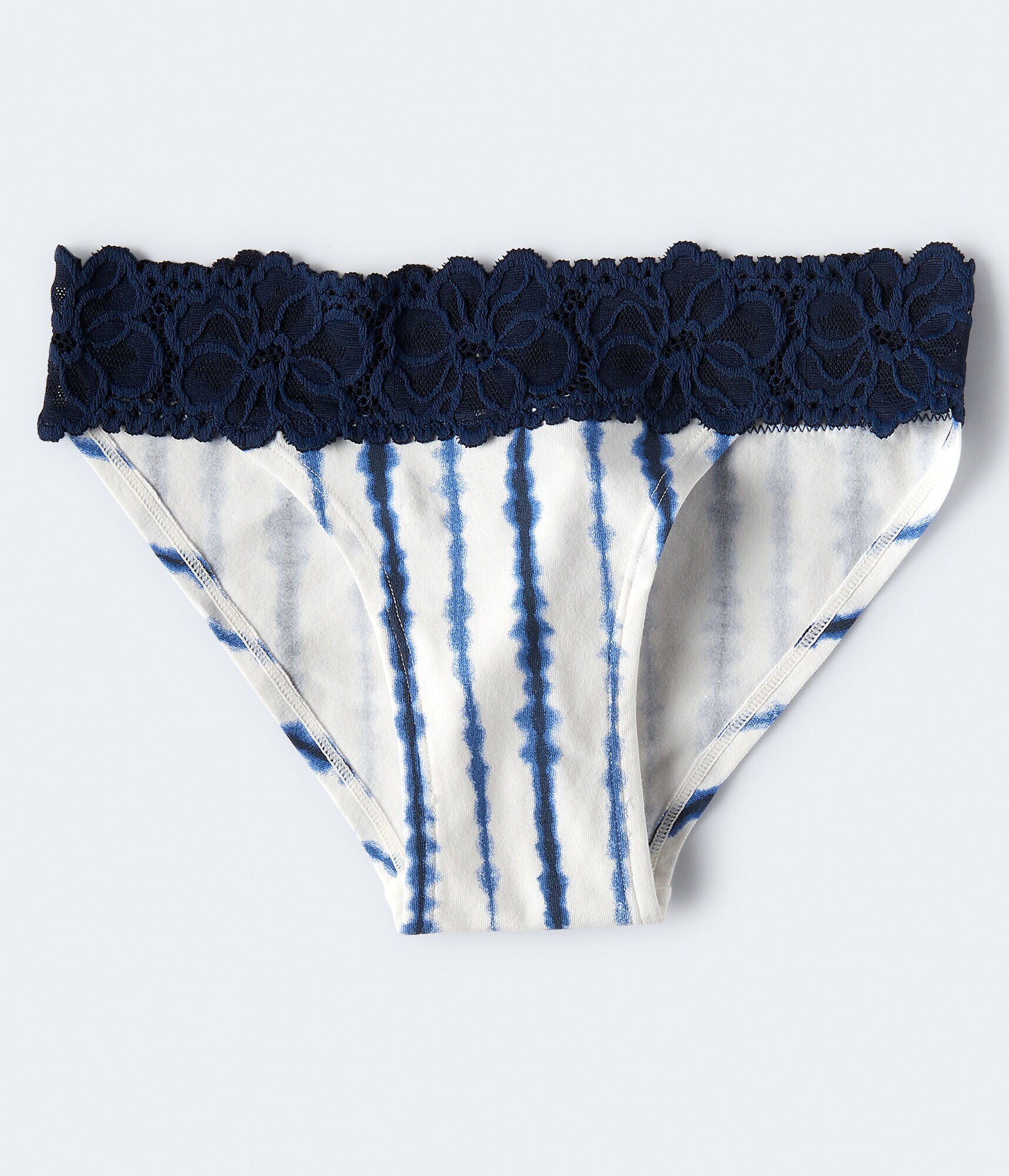 Tie-Dye Lace-Trim Bikini