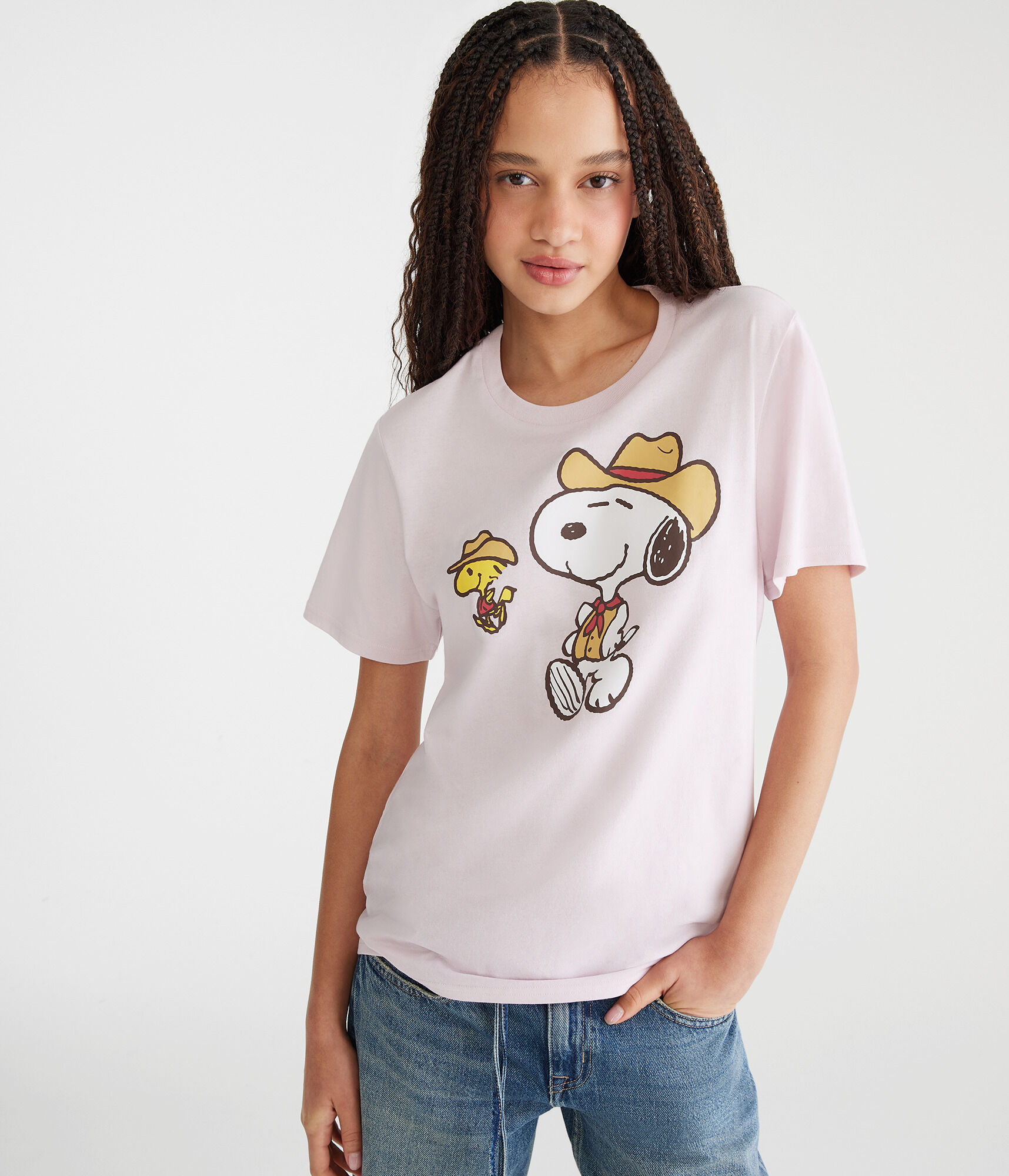Peanuts® | Aéropostale Western Snoopy Boyfriend Graphic Tee