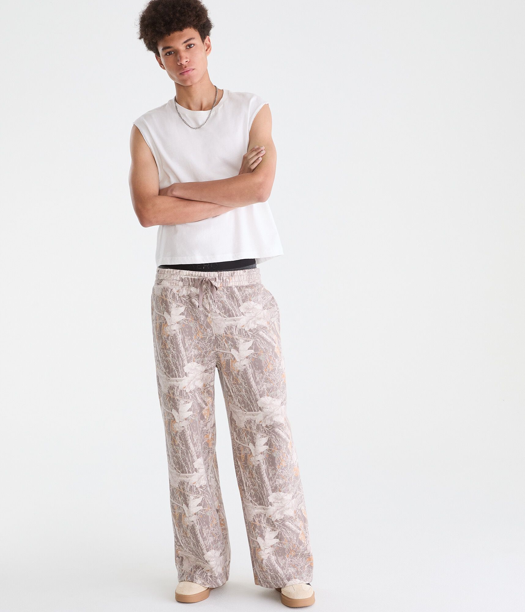 Cloud Soft Forest Camo Super Baggy Sweatpants