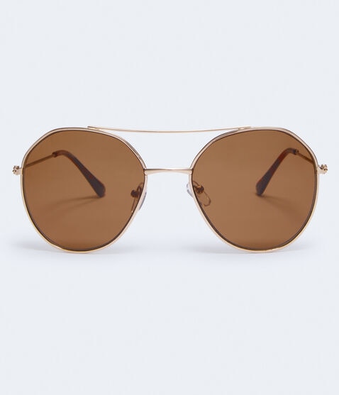 Rounded Geometric Top-Bar Sunglasses Rounded Geometric Top-Bar Sunglasses