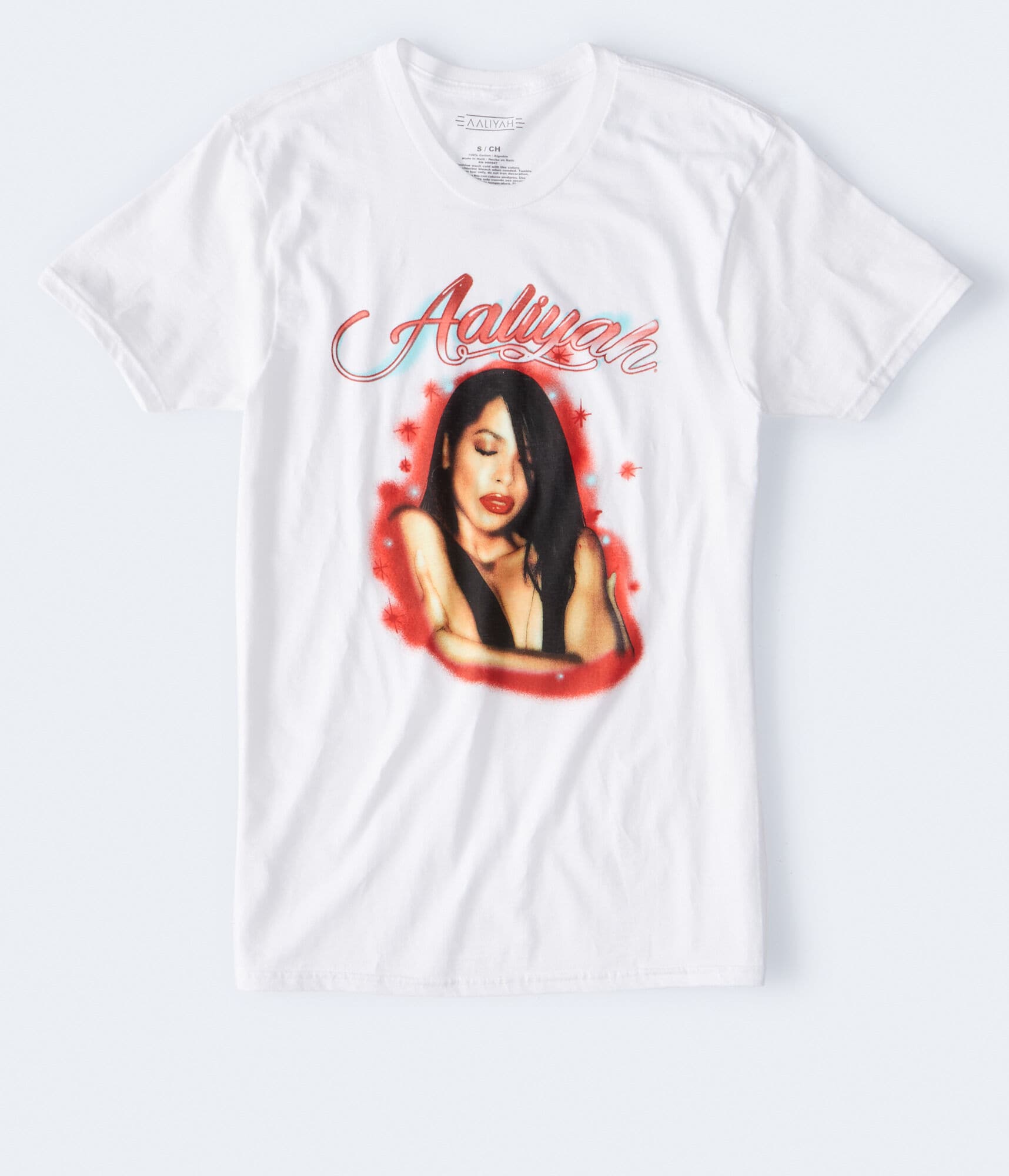 Airbrushed Aaliyah Graphic Tee