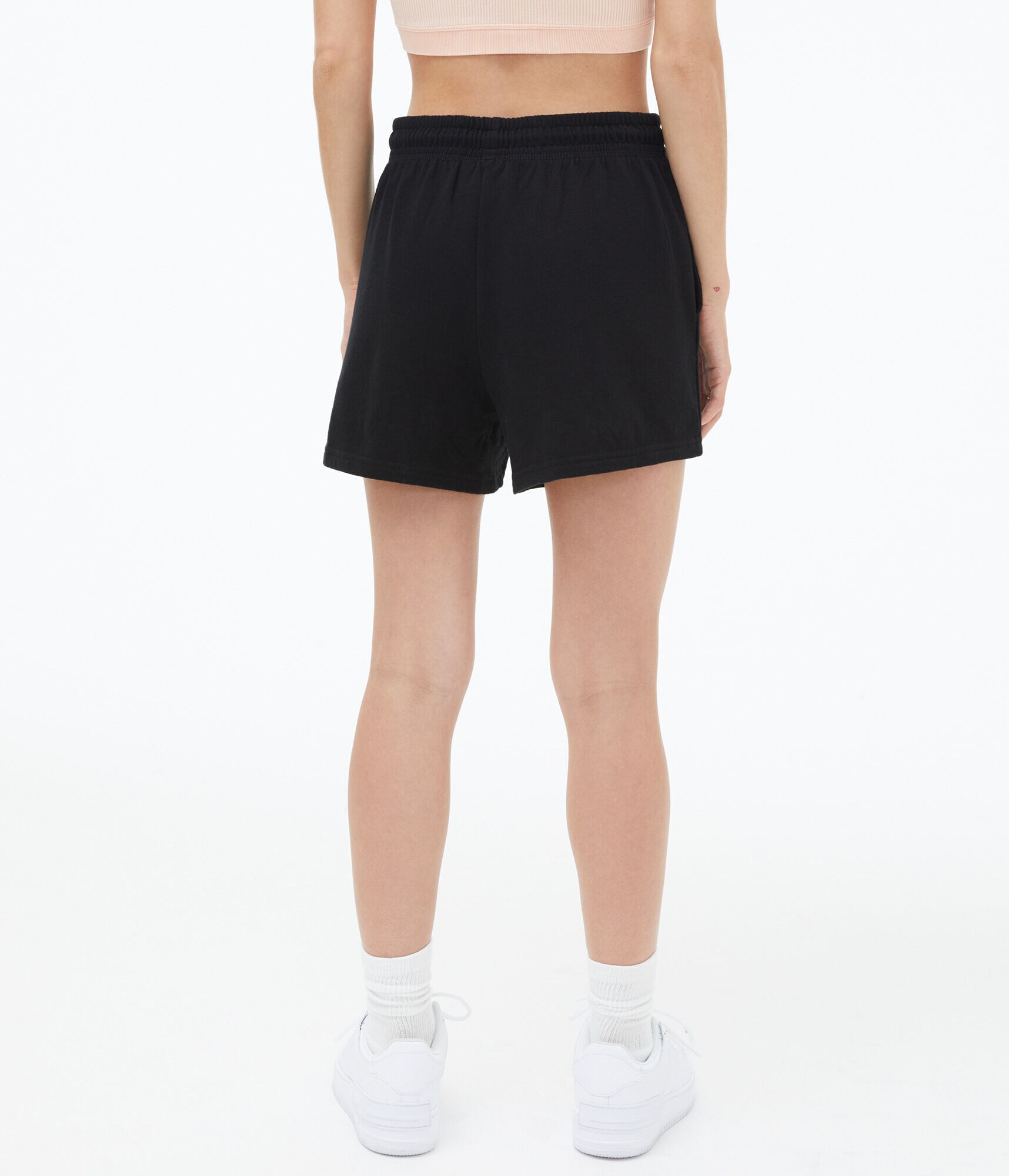 Slouchy High-Rise Fleece Shorts