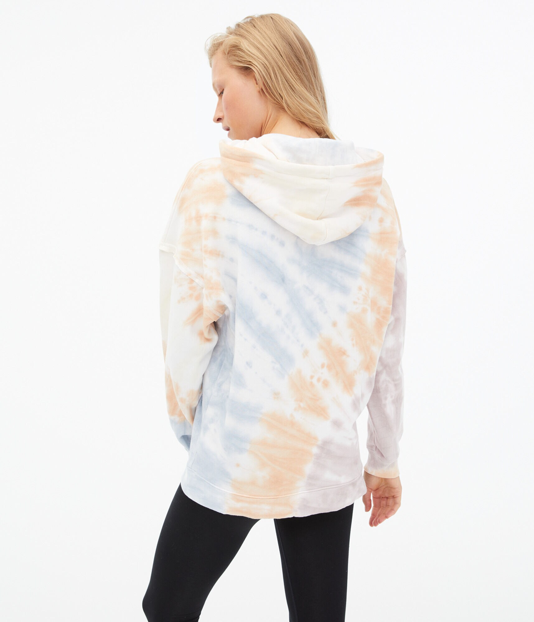 Tie-Dye Oversized Pullover Hoodie