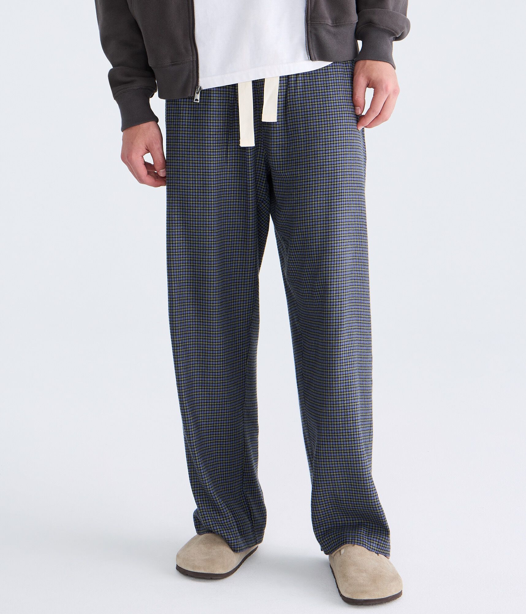 Mini Houndstooth Baggy Sleep Pants