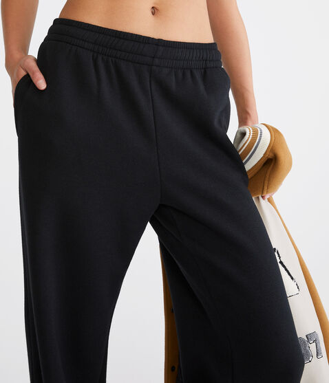 High-Rise Straight Leg Sweatpants