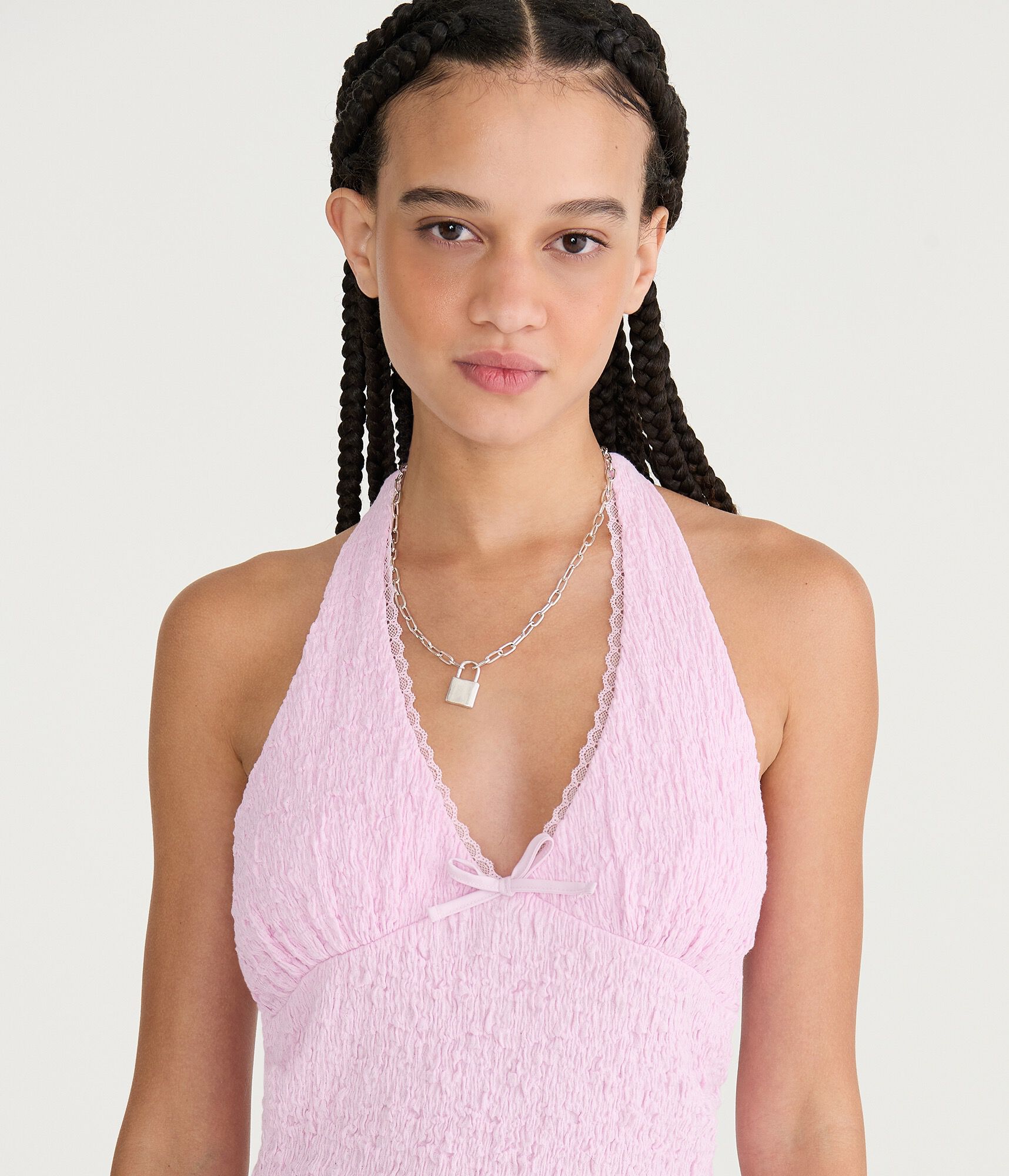 Textured Halter Top