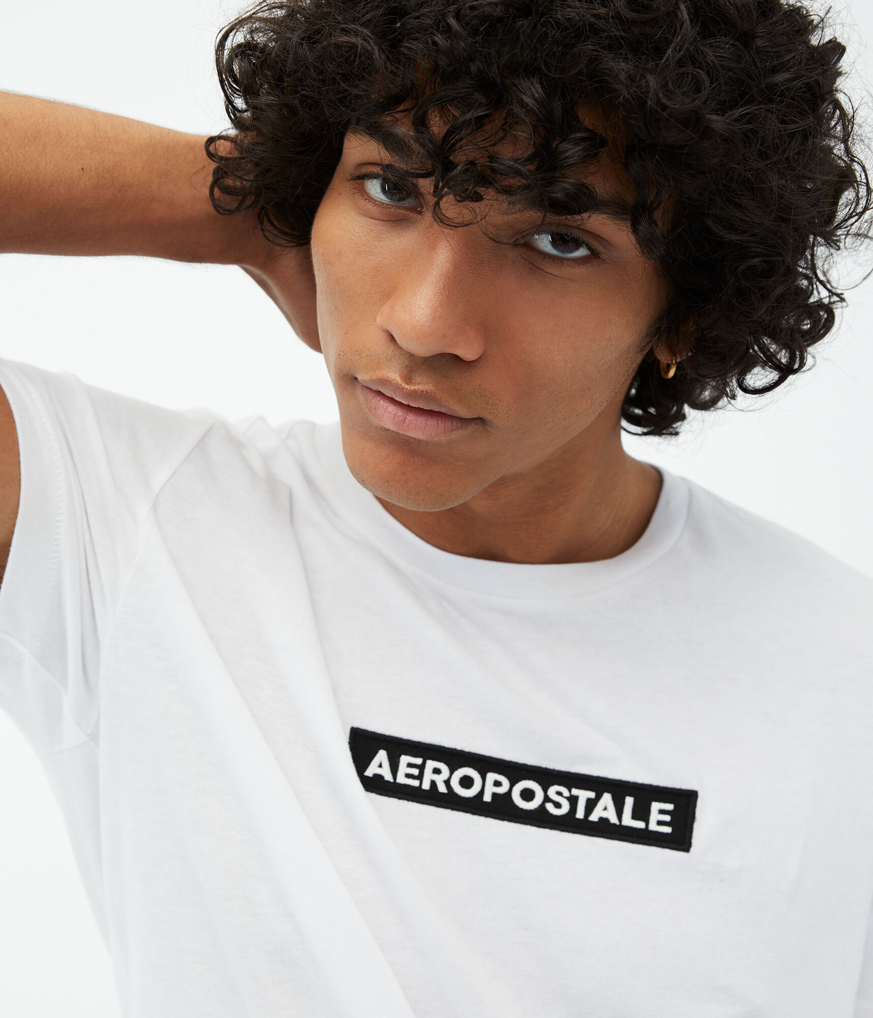 Aeropostale Box Logo Appliqu&eacute; Graphic Tee