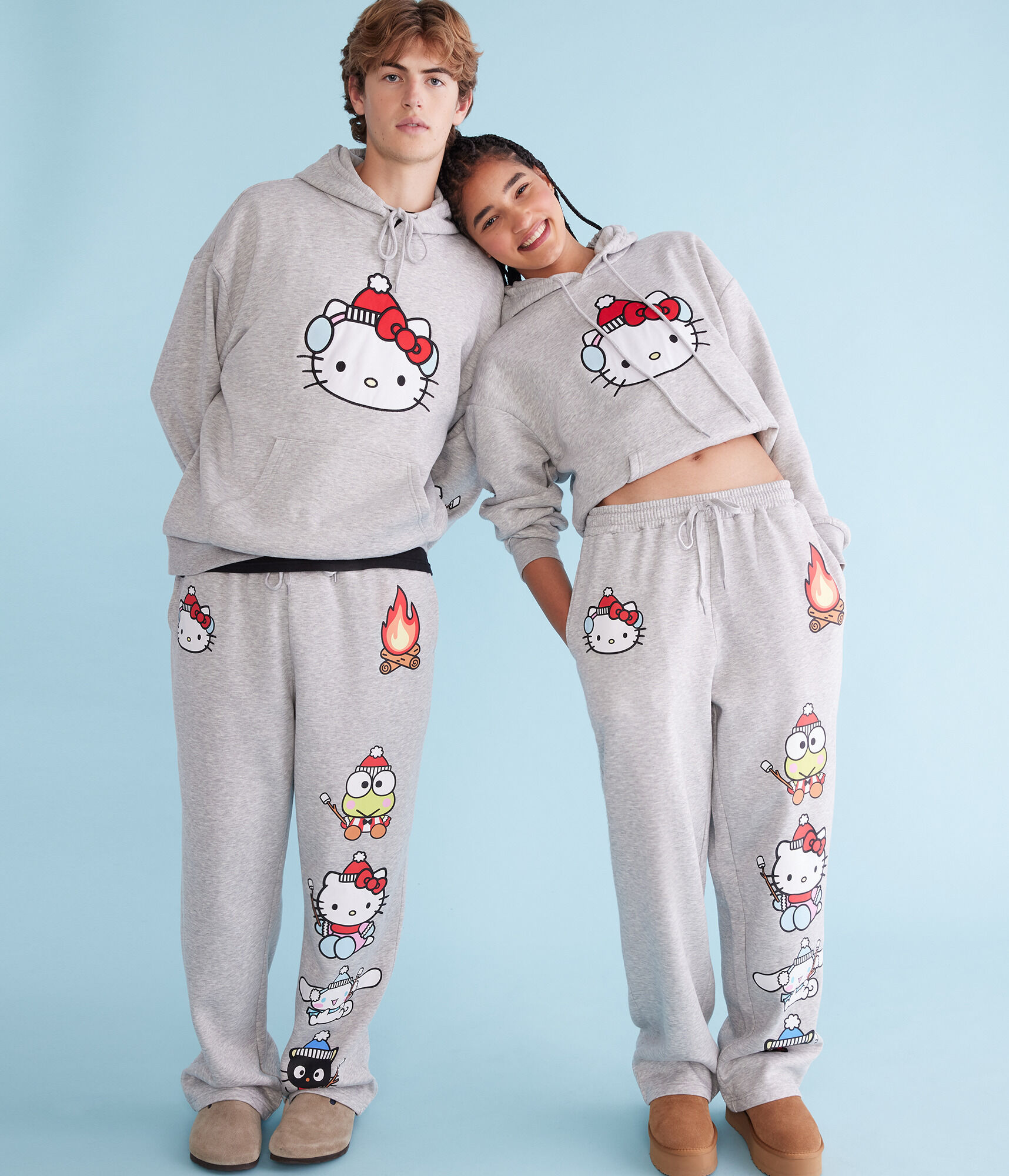 Hello Kitty Campfire Straight Leg Sweatpants