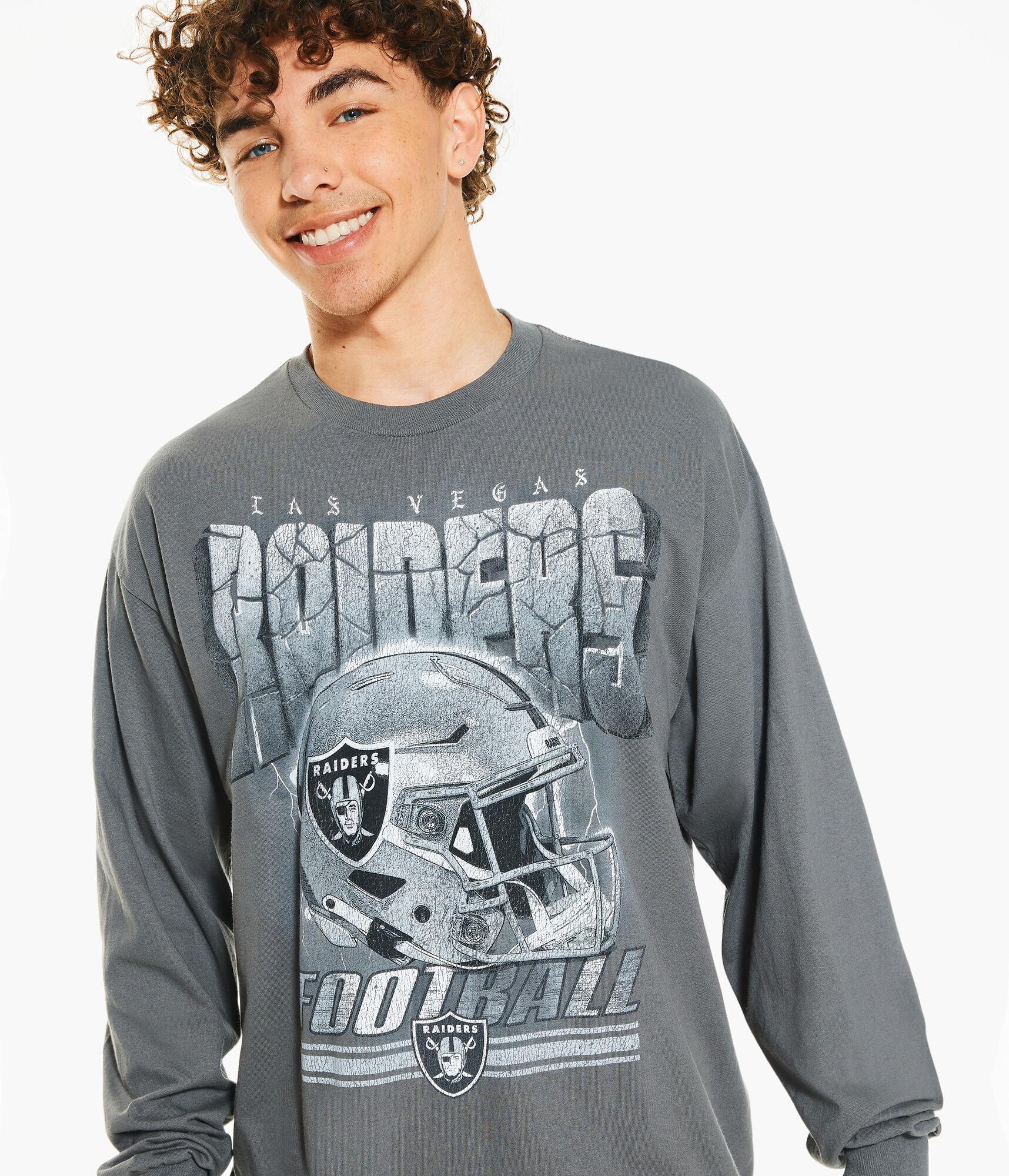 Long Sleeve Las Vegas Raiders Graphic Tee